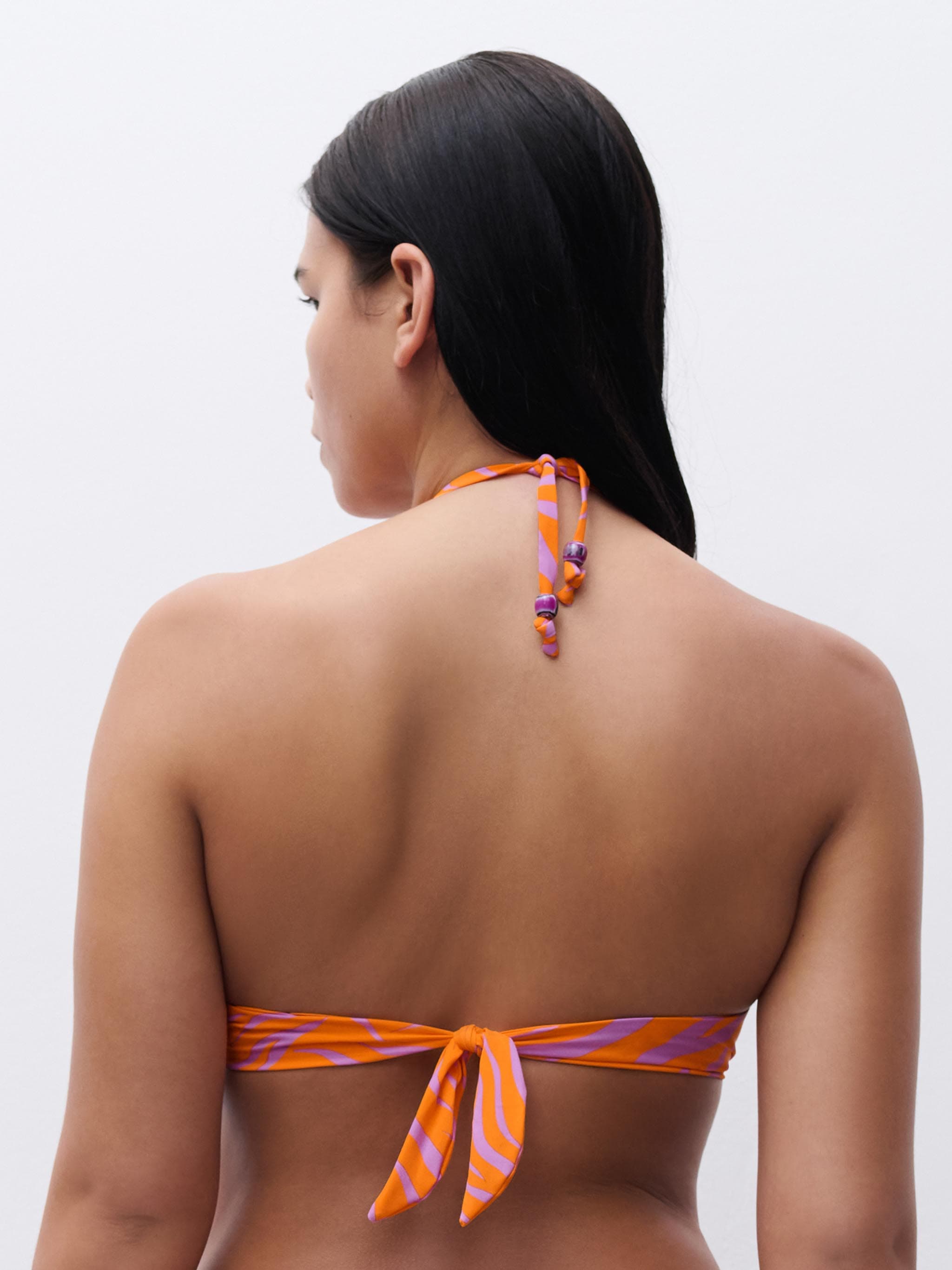 Urringad bh - Imprimé Zebre Orange/Mauve