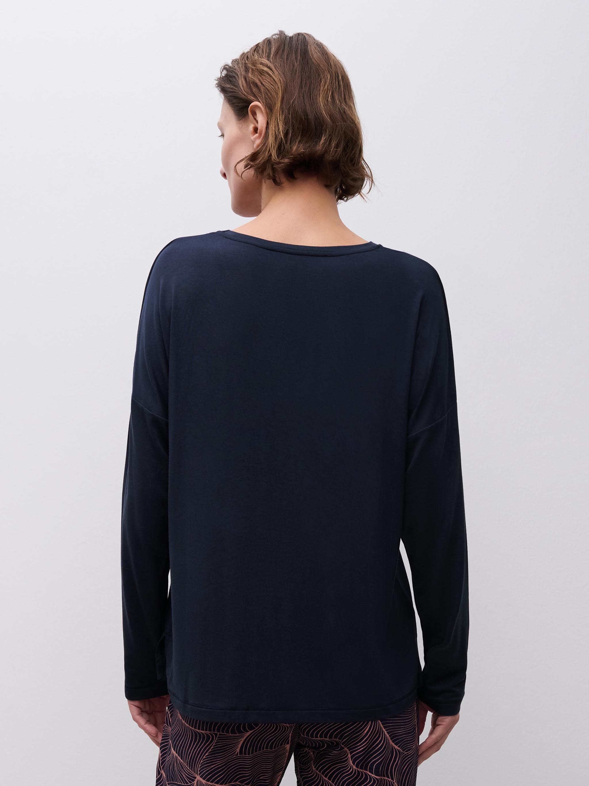 T-shirt manches longues - Bleu Bariton