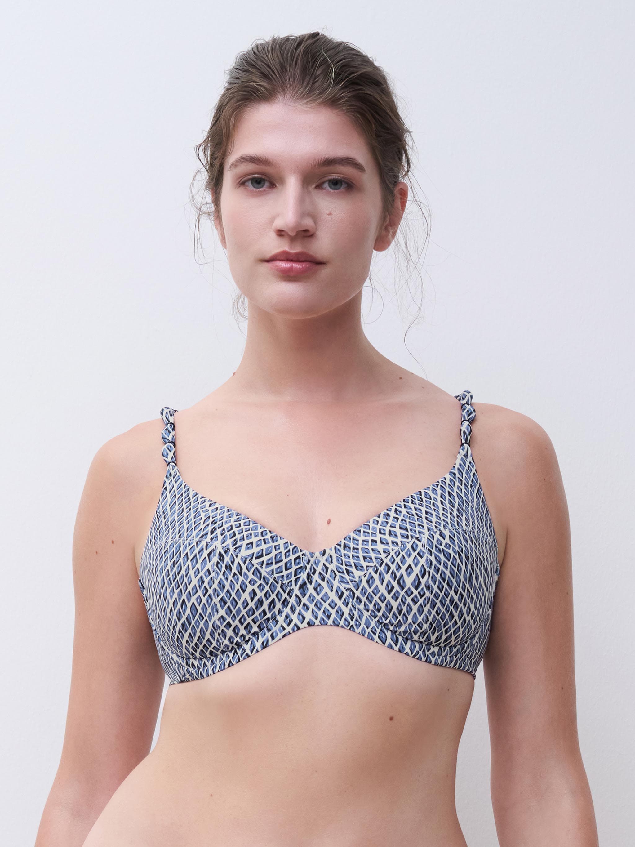 Bygel bh - Bleu reptile