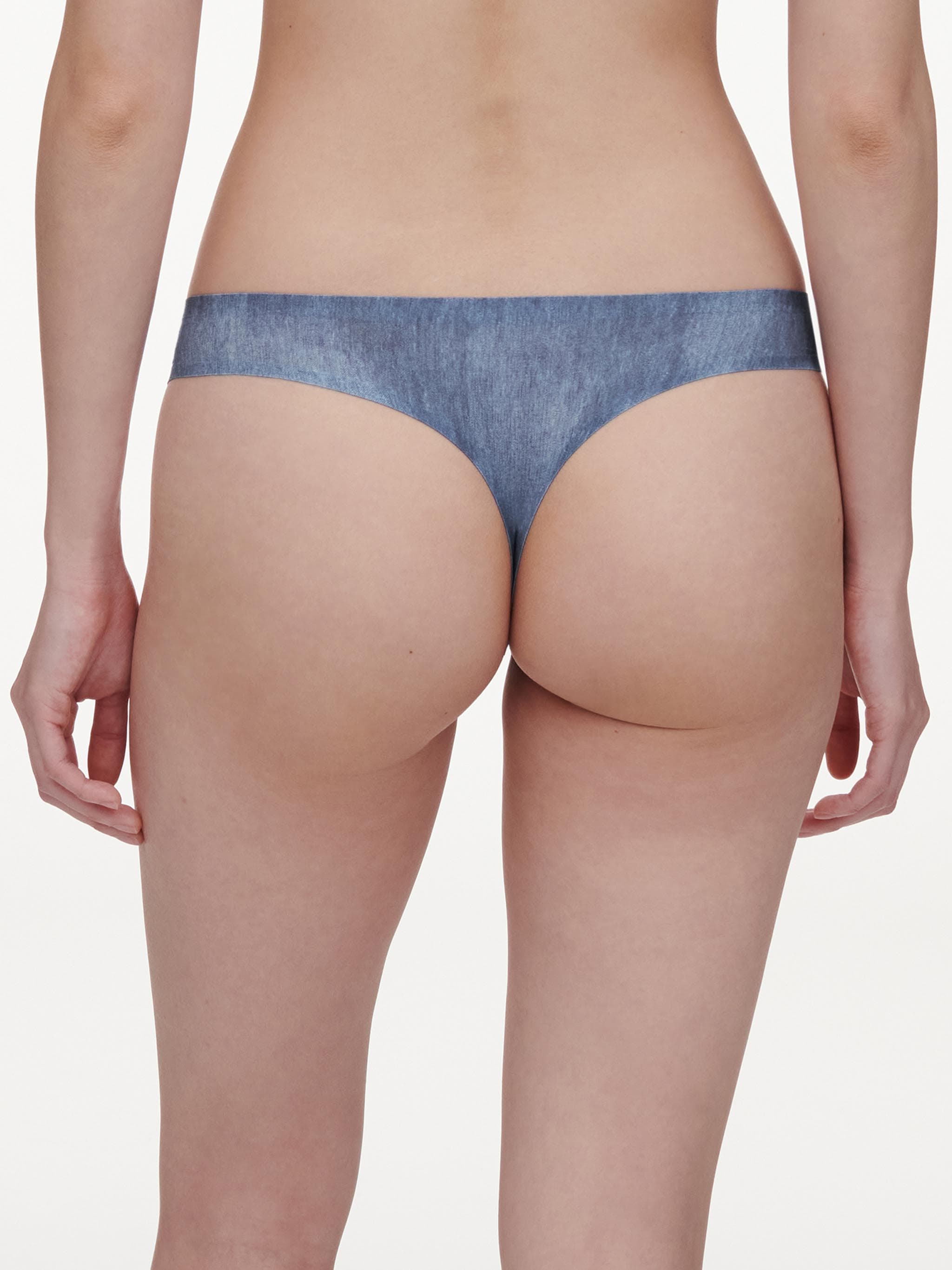String - Denim Blue Print