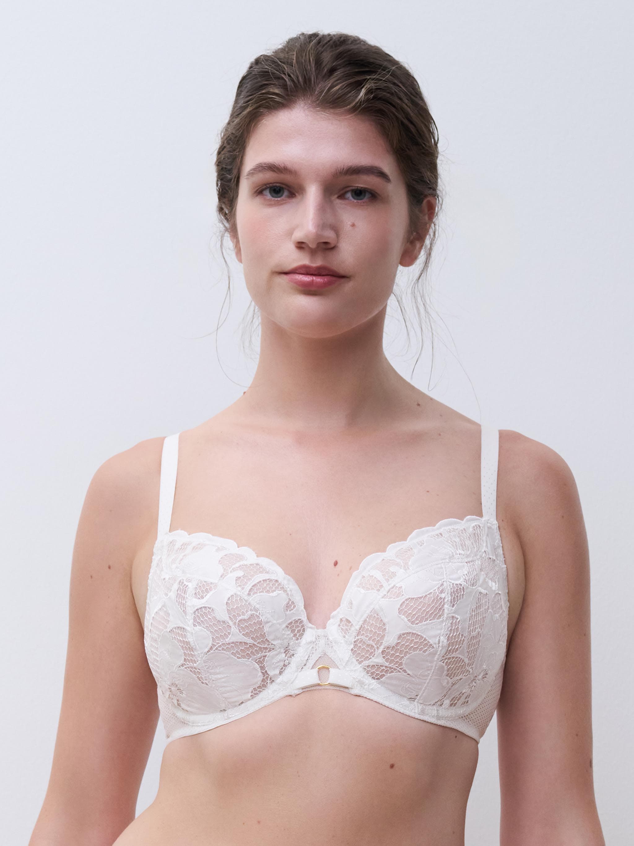 Reggiseno con ferretto coprente - Satin Milk
