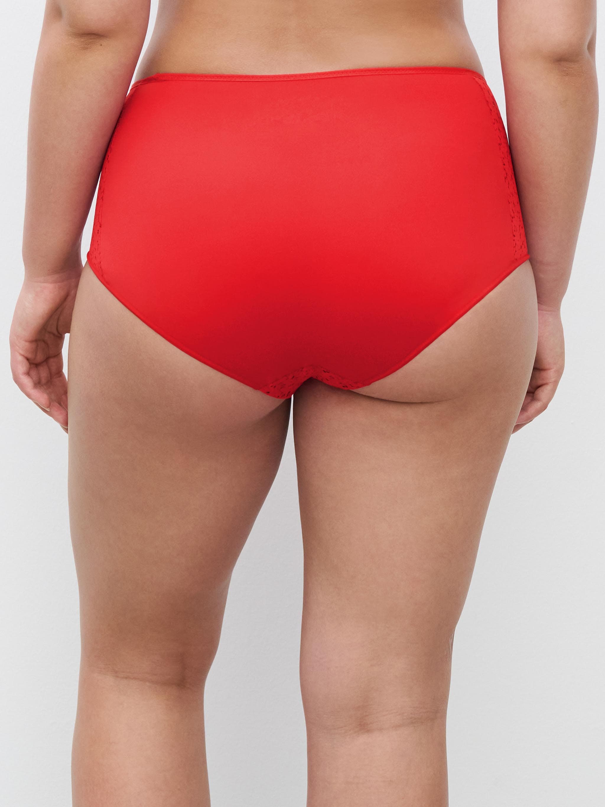Culotte vita alta - Rosso 