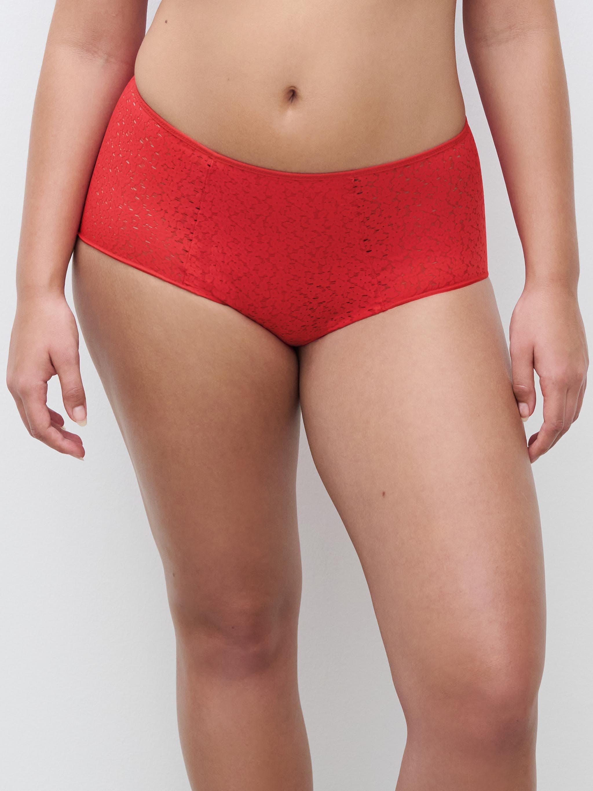 Culotte vita alta - Rosso 