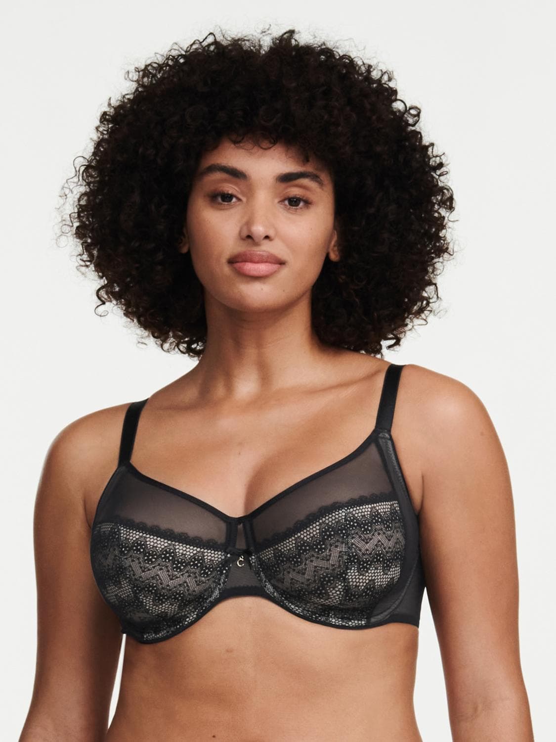 Reggiseno con ferretto coprente - Nero