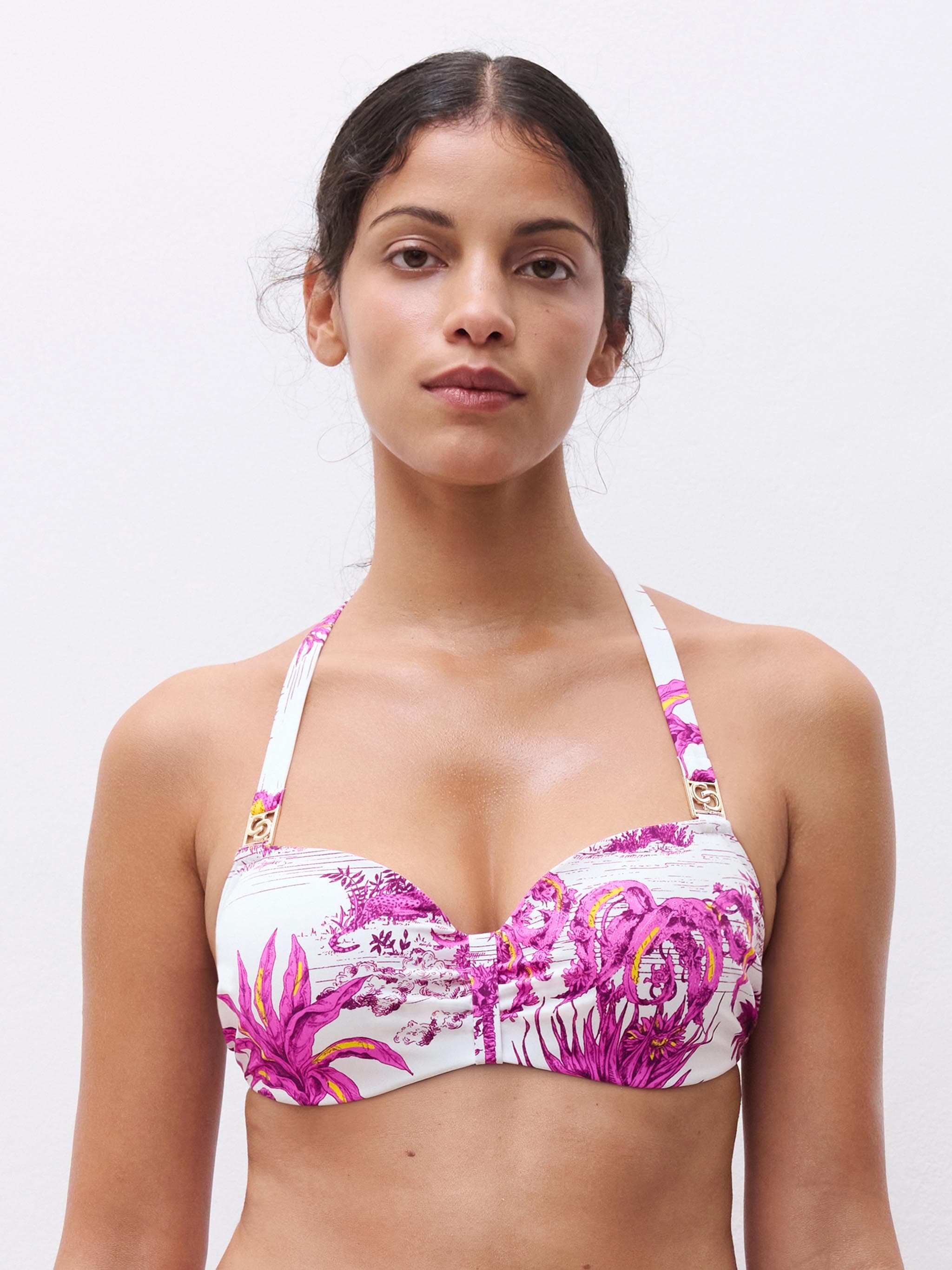 Reggiseno preformato balconcino memory foam multiposizione - White Jungle