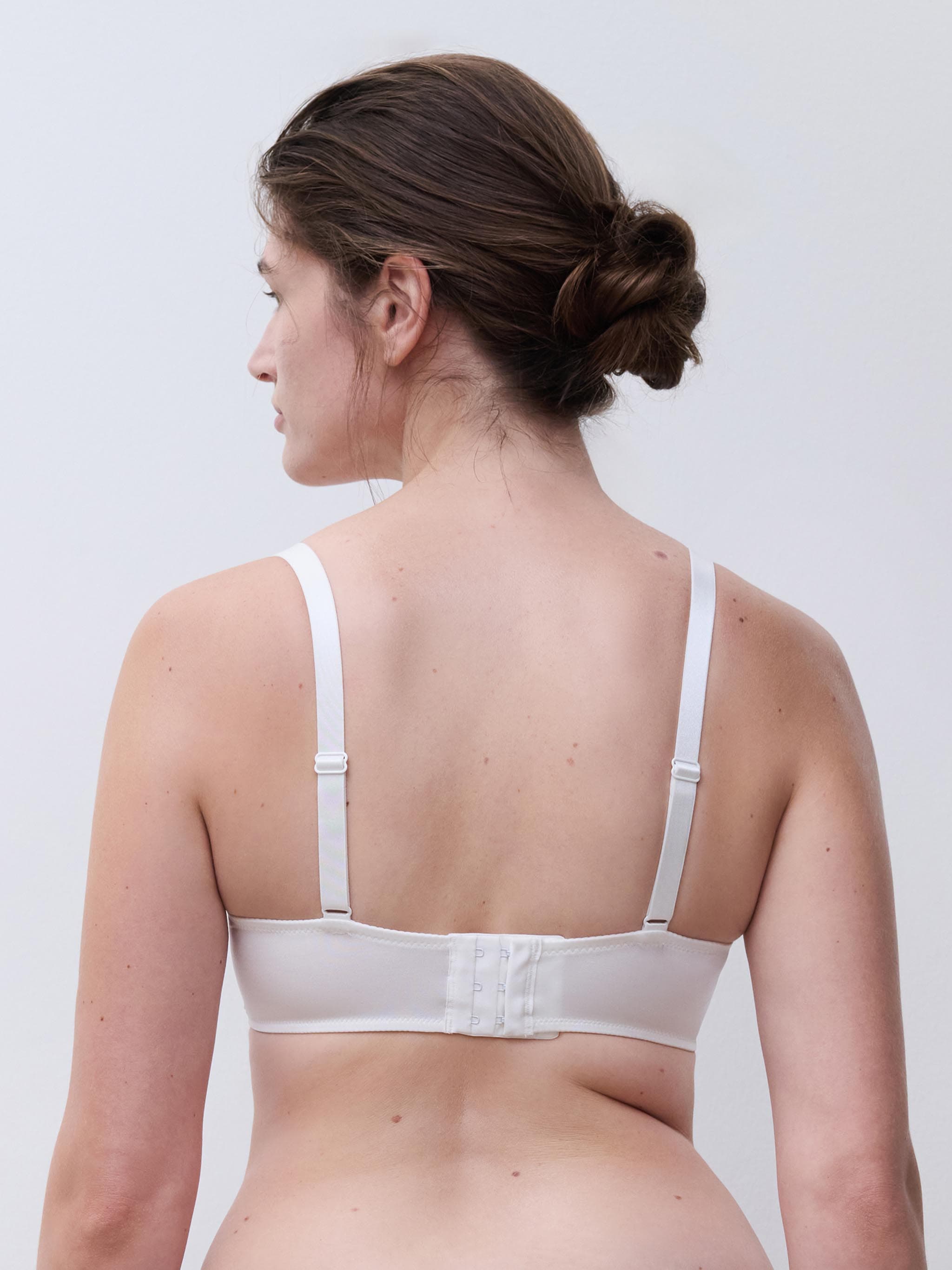 Reggiseno balconcino memory foam - Milk