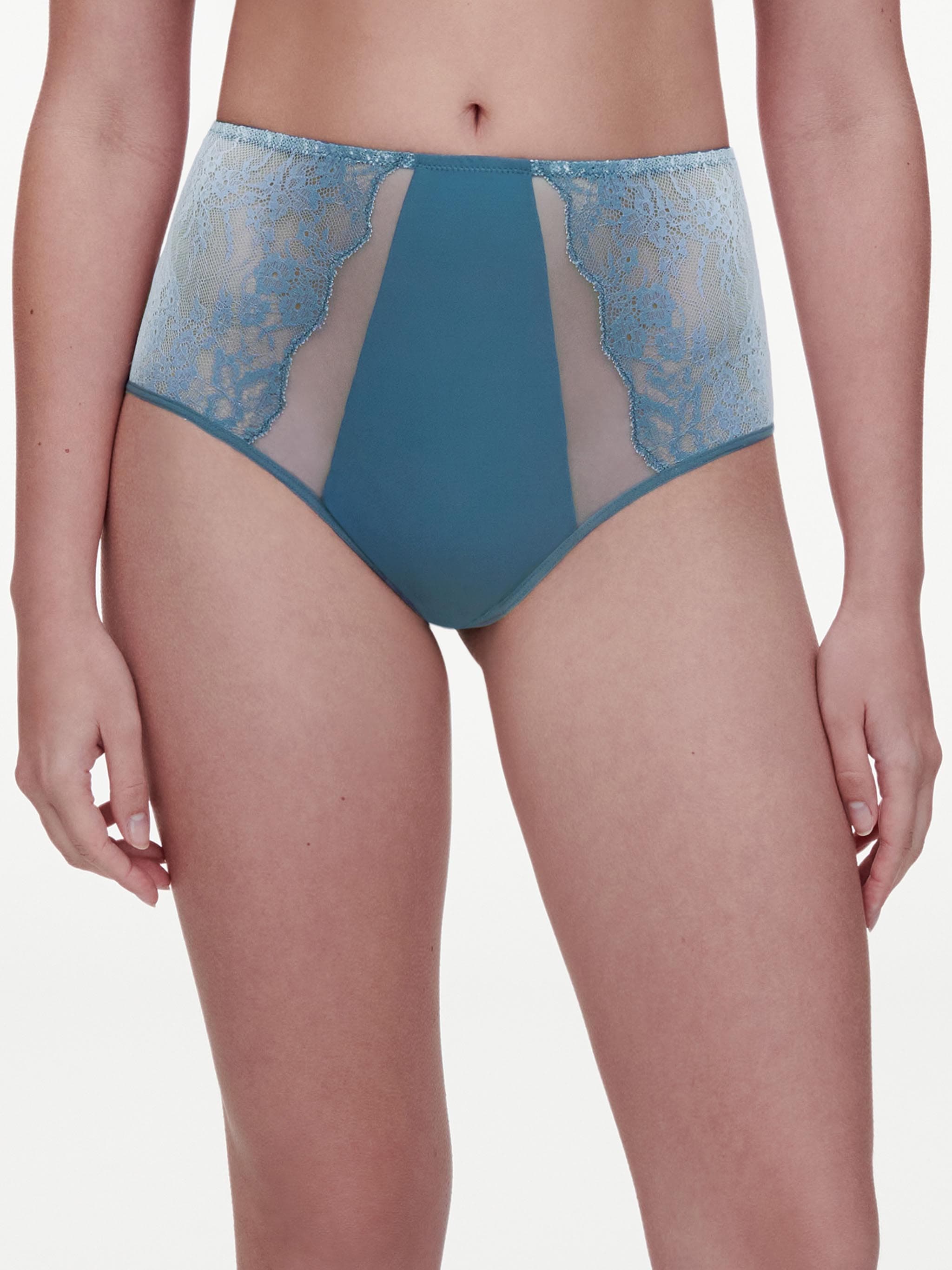 Culotte vita alta - Blu Petrolio Gradient