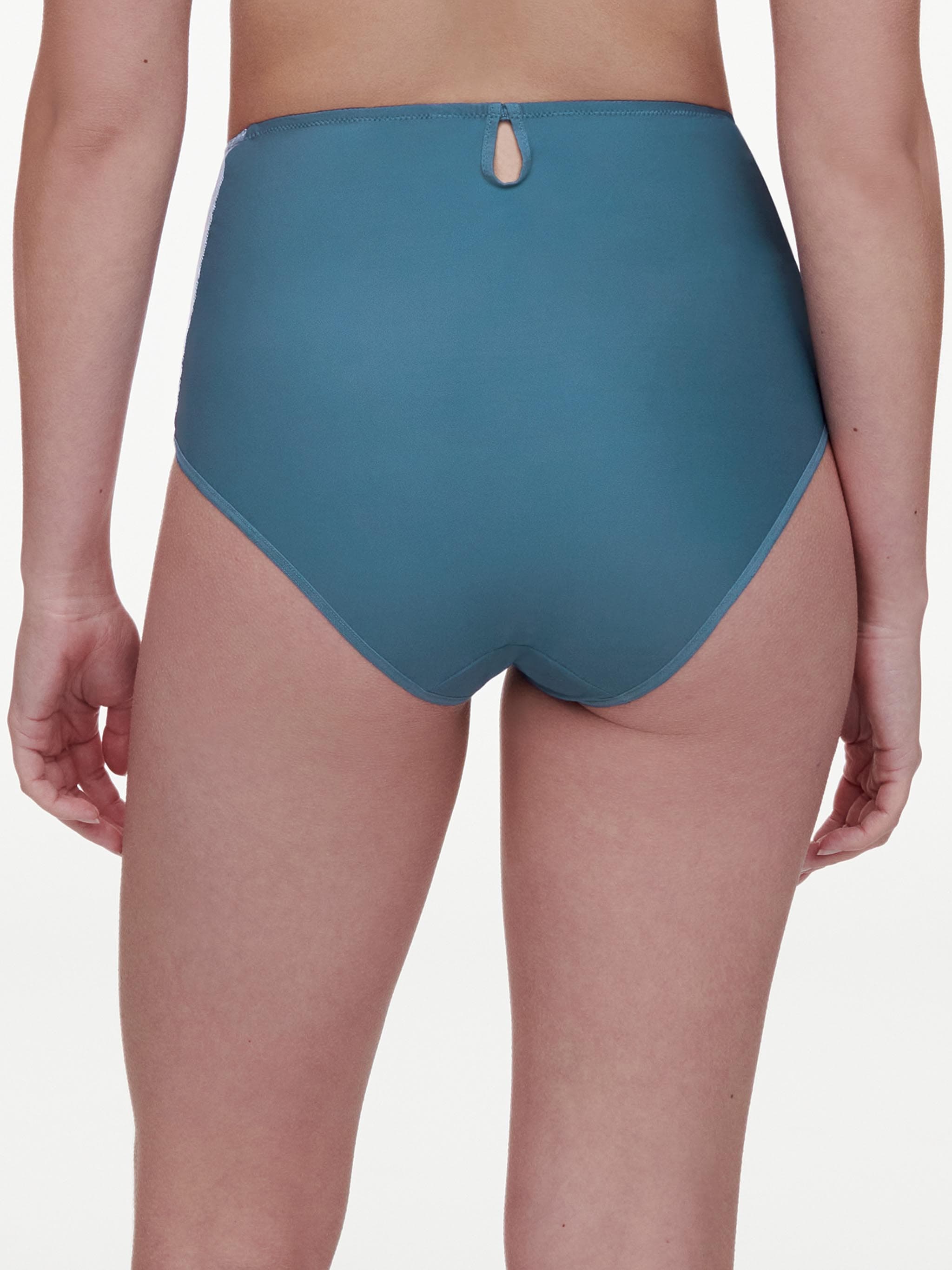 Culotte vita alta - Blu Petrolio Gradient