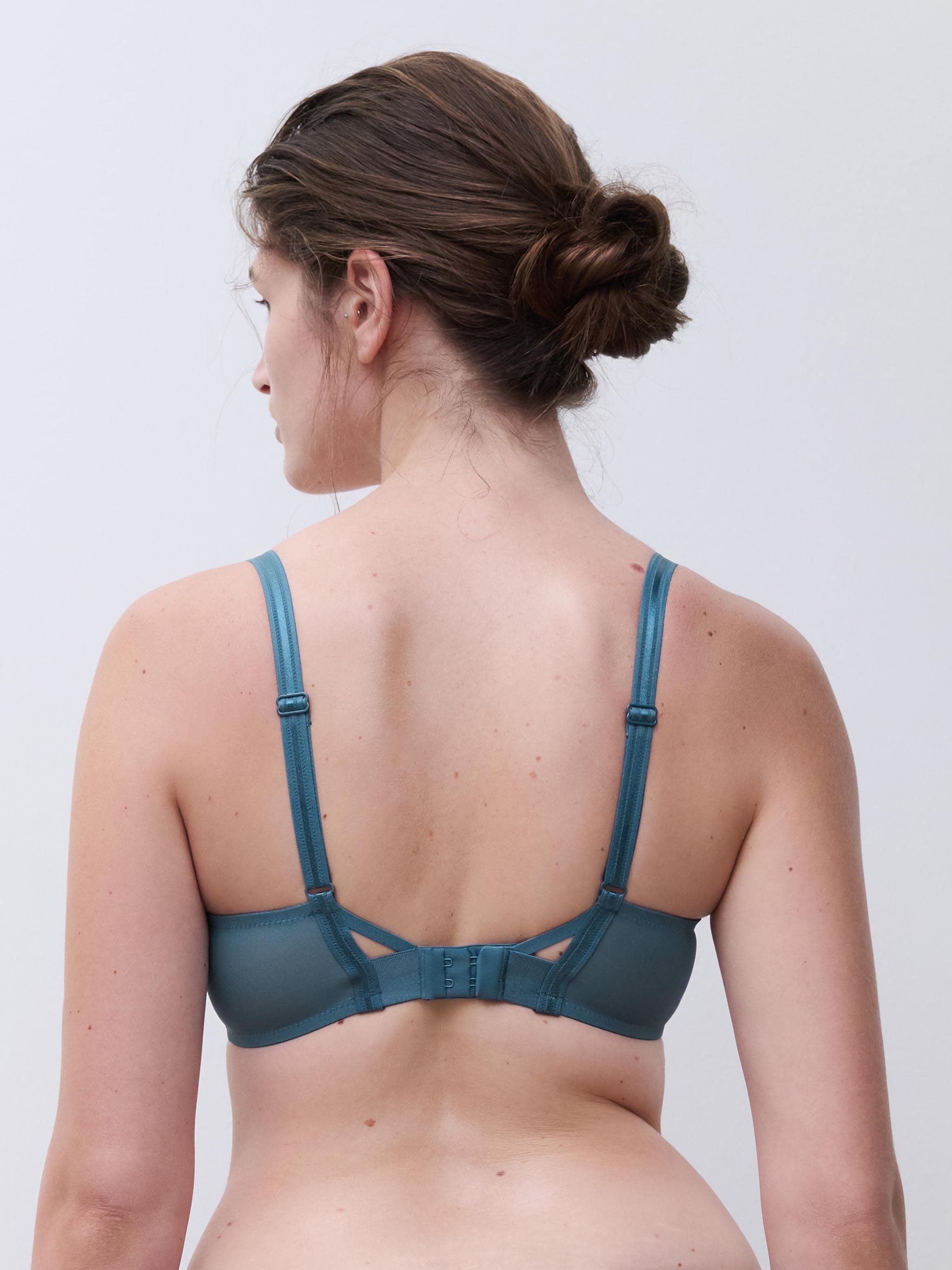 Reggiseno balconcino - Blu Petrolio Gradient