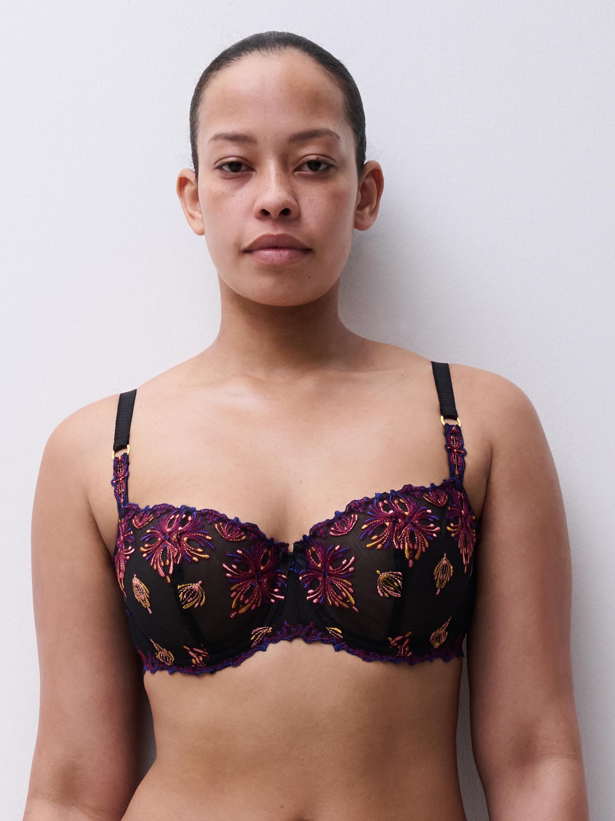 Reggiseno balconcino - Noir joyaux