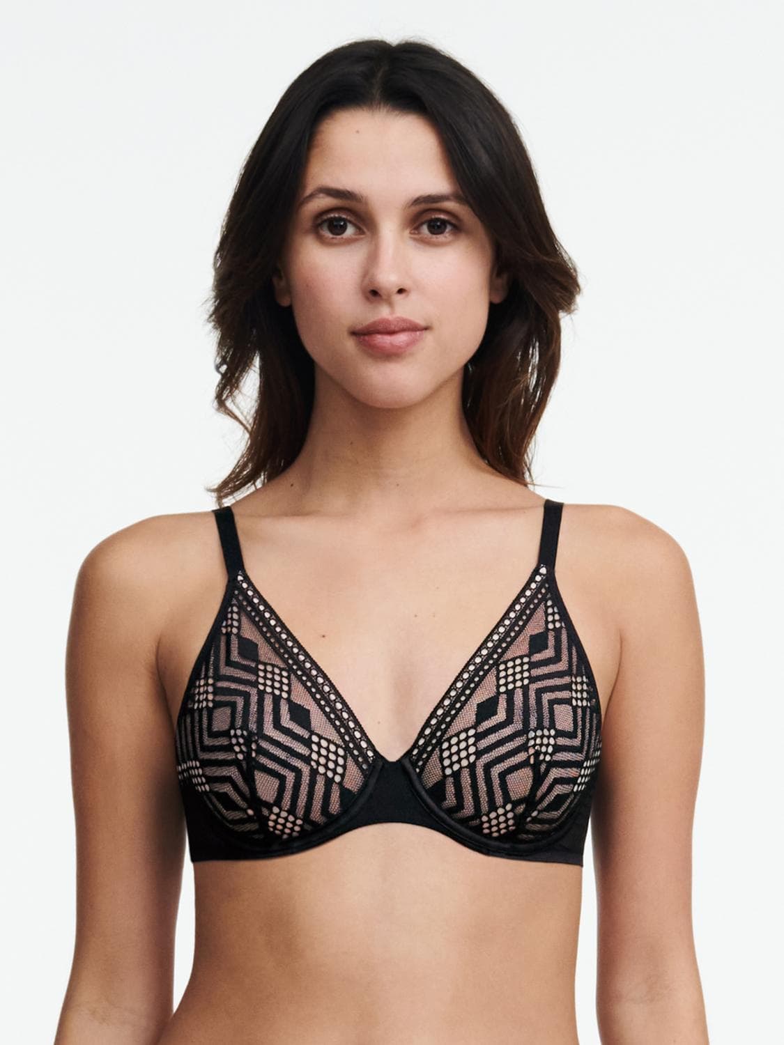 Reggiseno con ferretto coprente - Nero