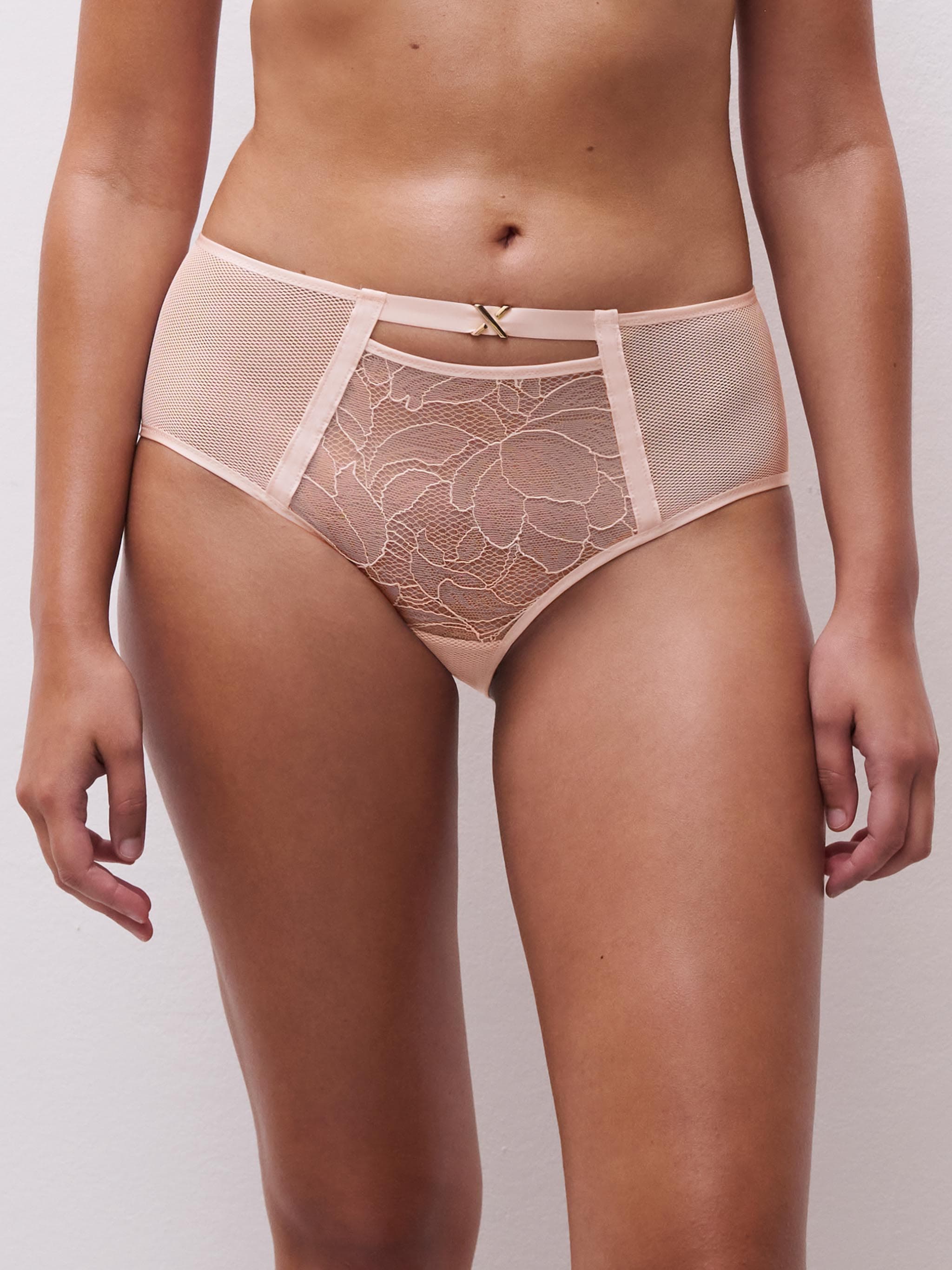 Hogetailleslip - Taffeta Pink