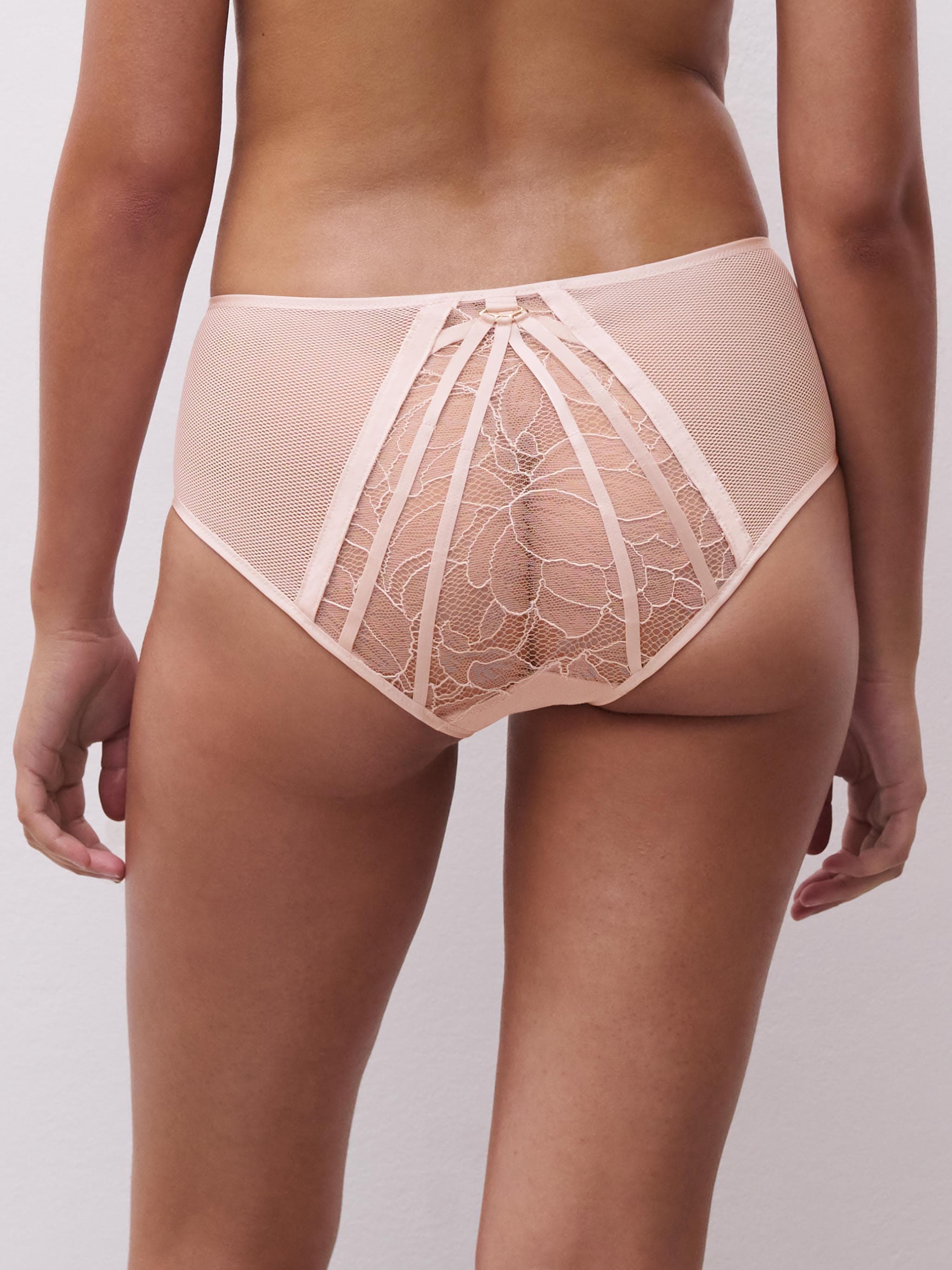 Hogetailleslip - Taffeta Pink