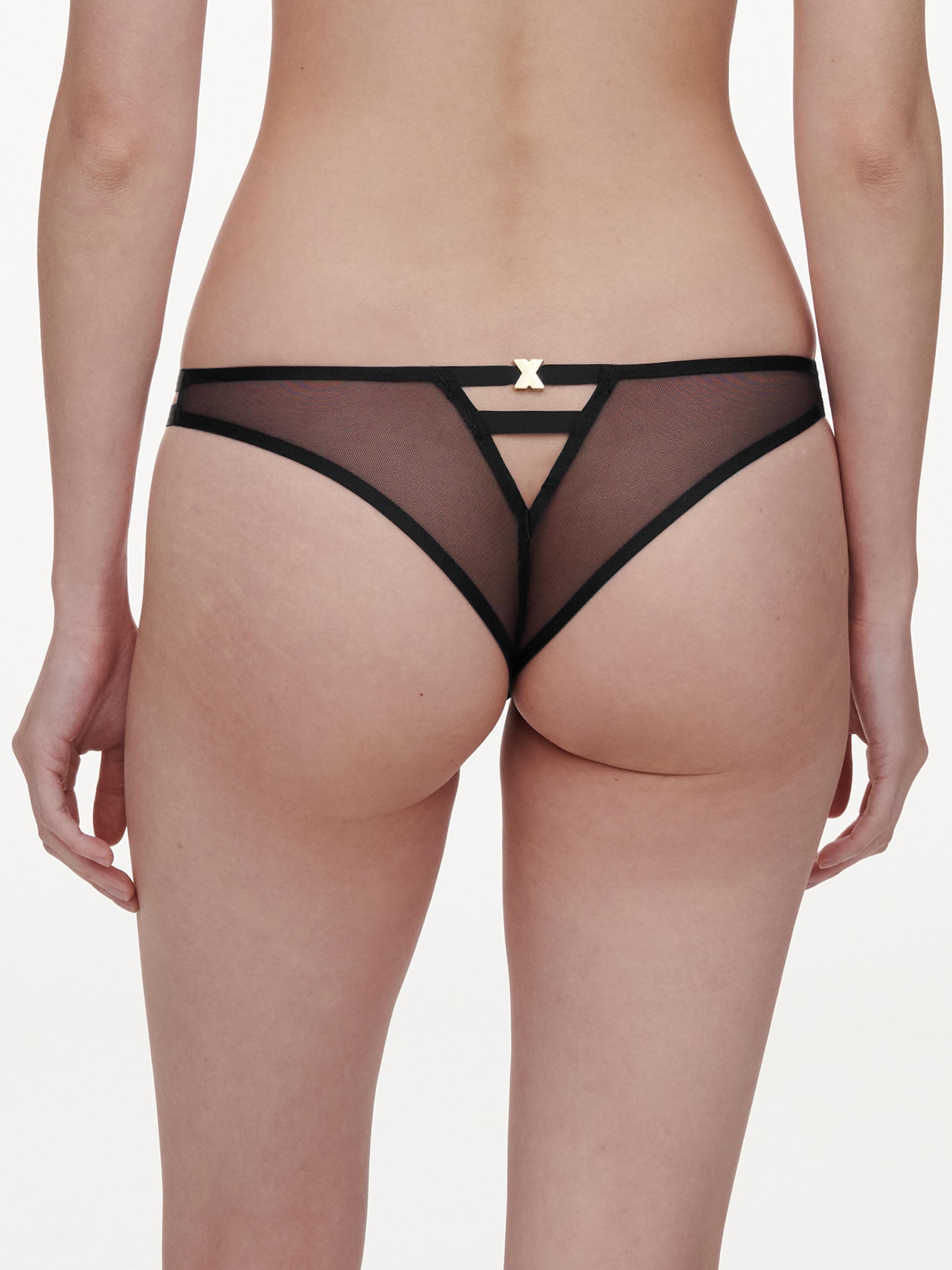 Tanga - Glitter Black