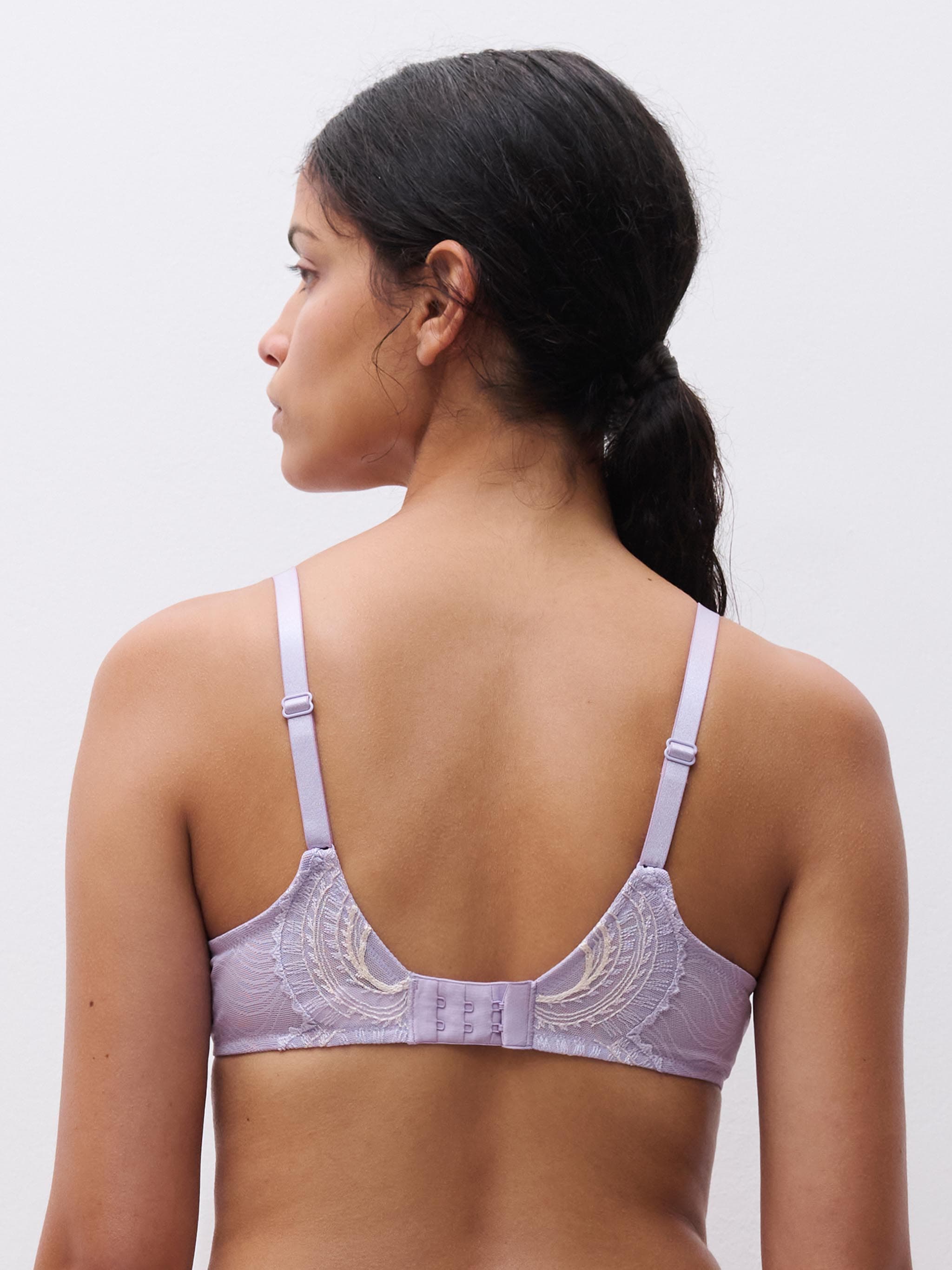 Balconette bh - Lavender / Milk