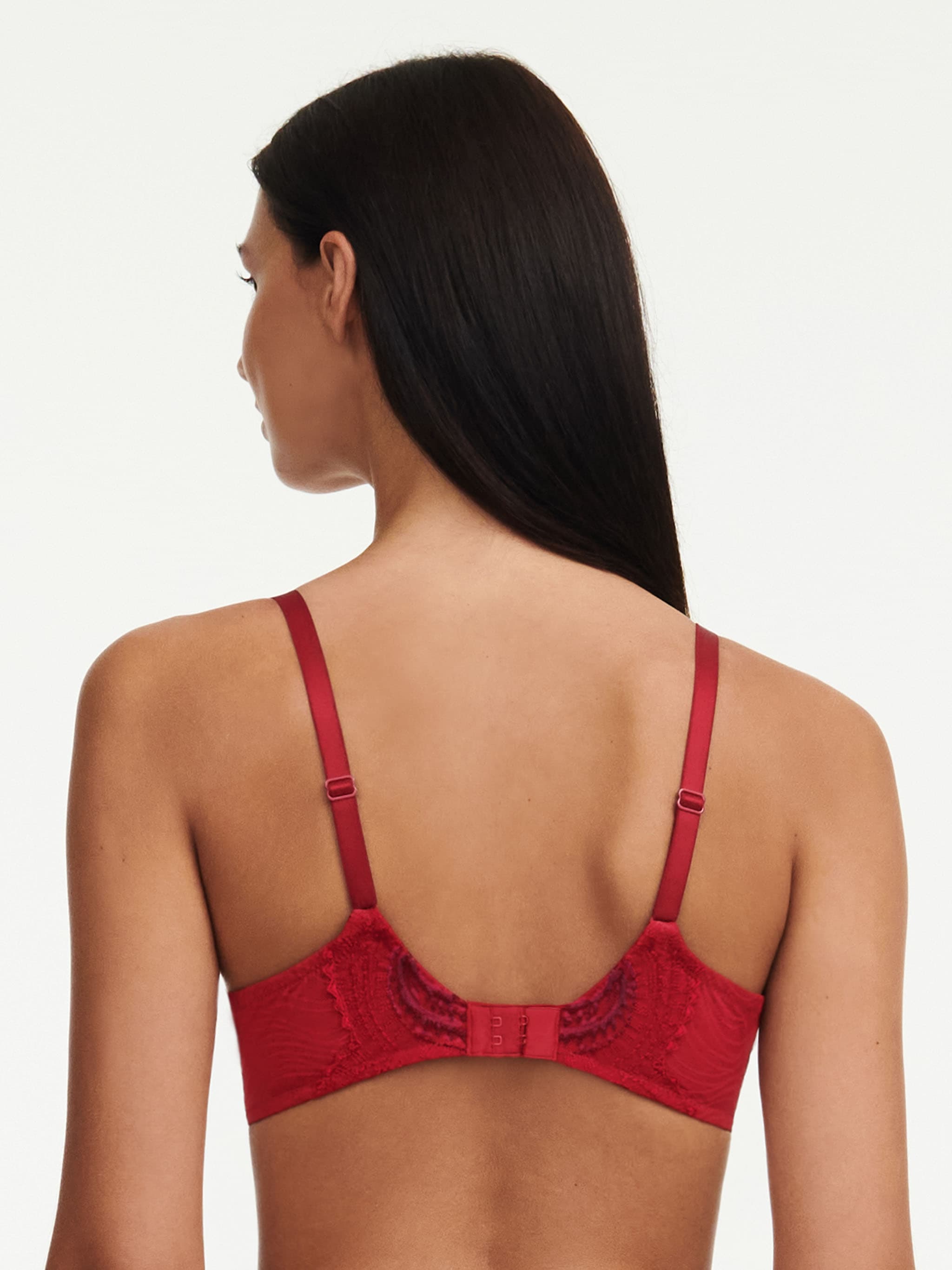 Plunge t-shirt beha - Passierood