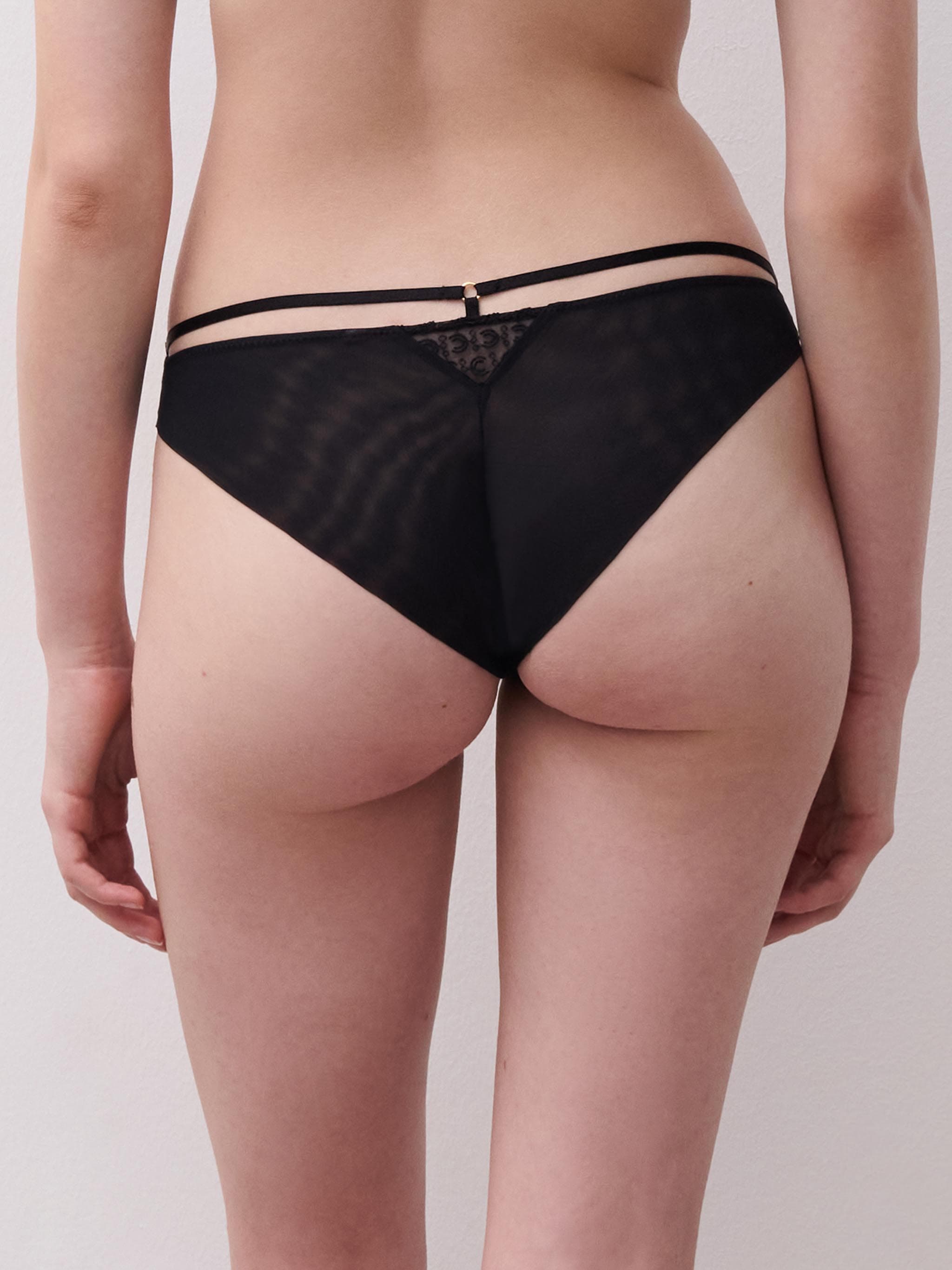 Onthullende slip - Black