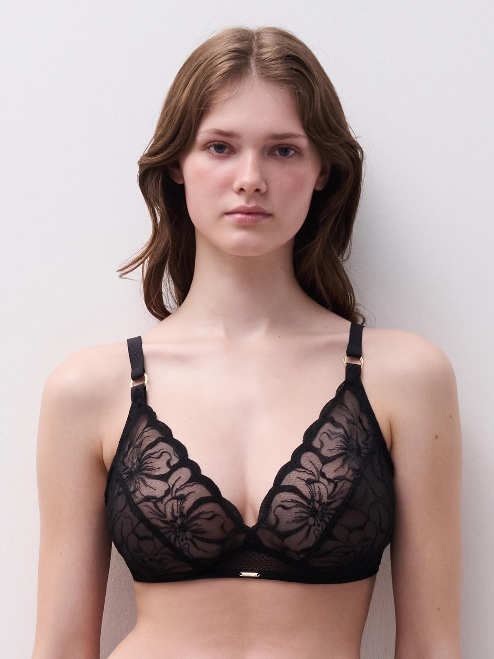 Triangel bh zonder beugel - Black