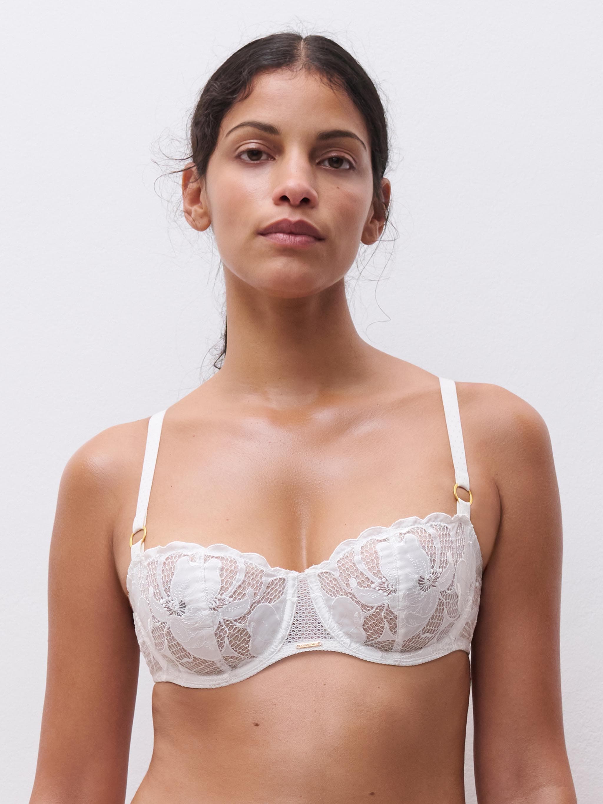 Balconette bh - Satijn milk