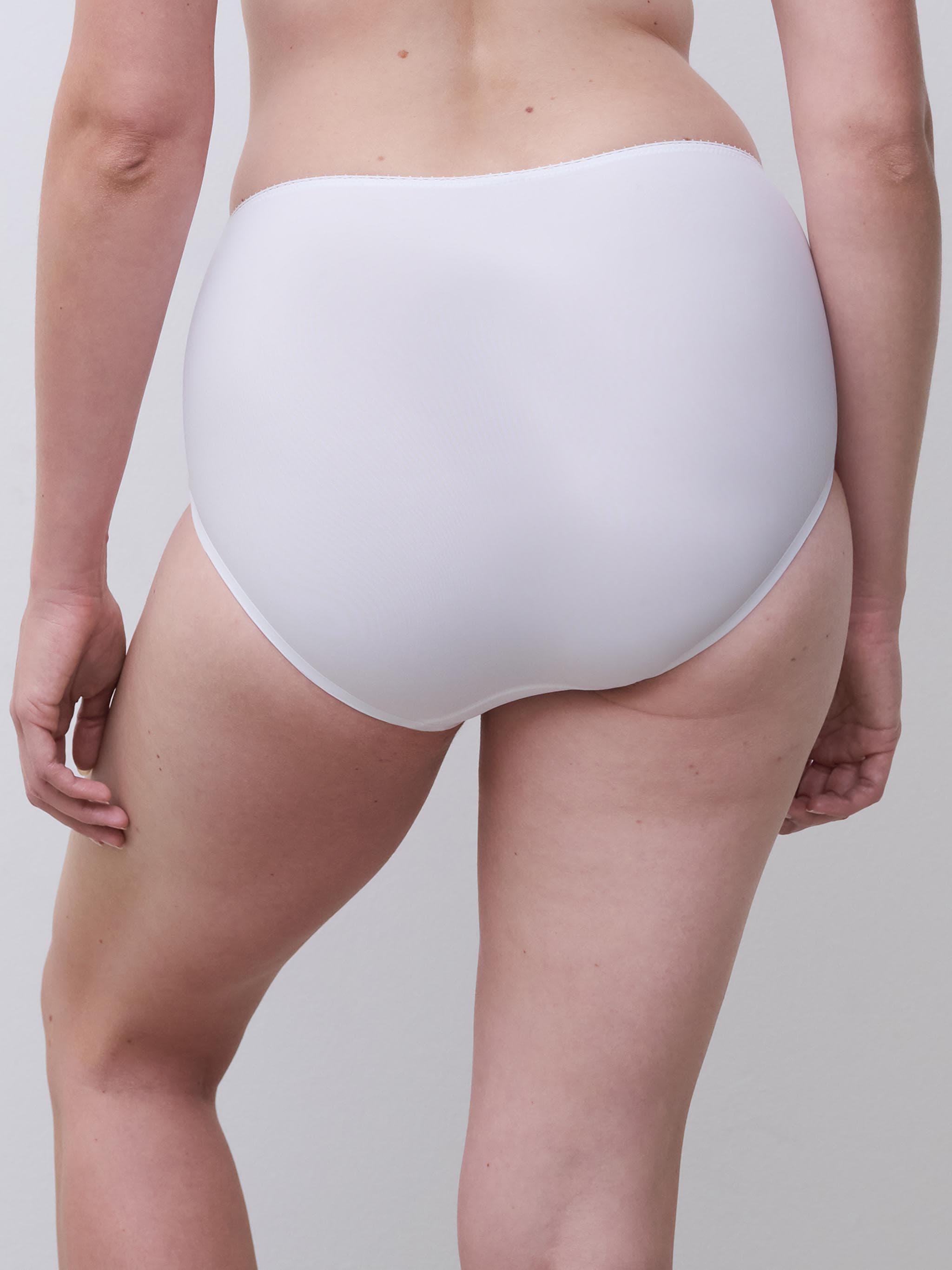 Hogetailleslip - Wit