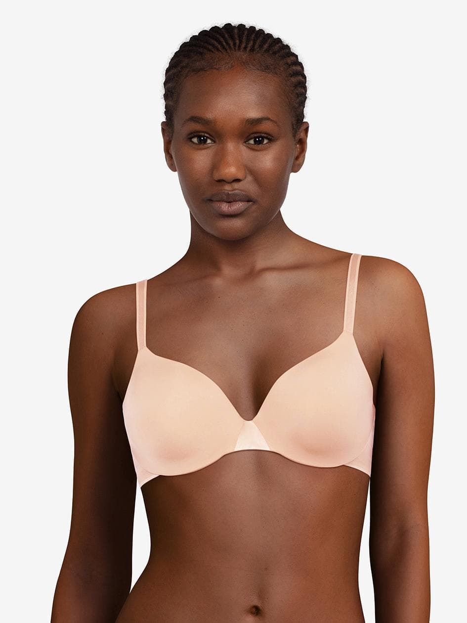 Bedekkende voorgevormde bh - Golden beige