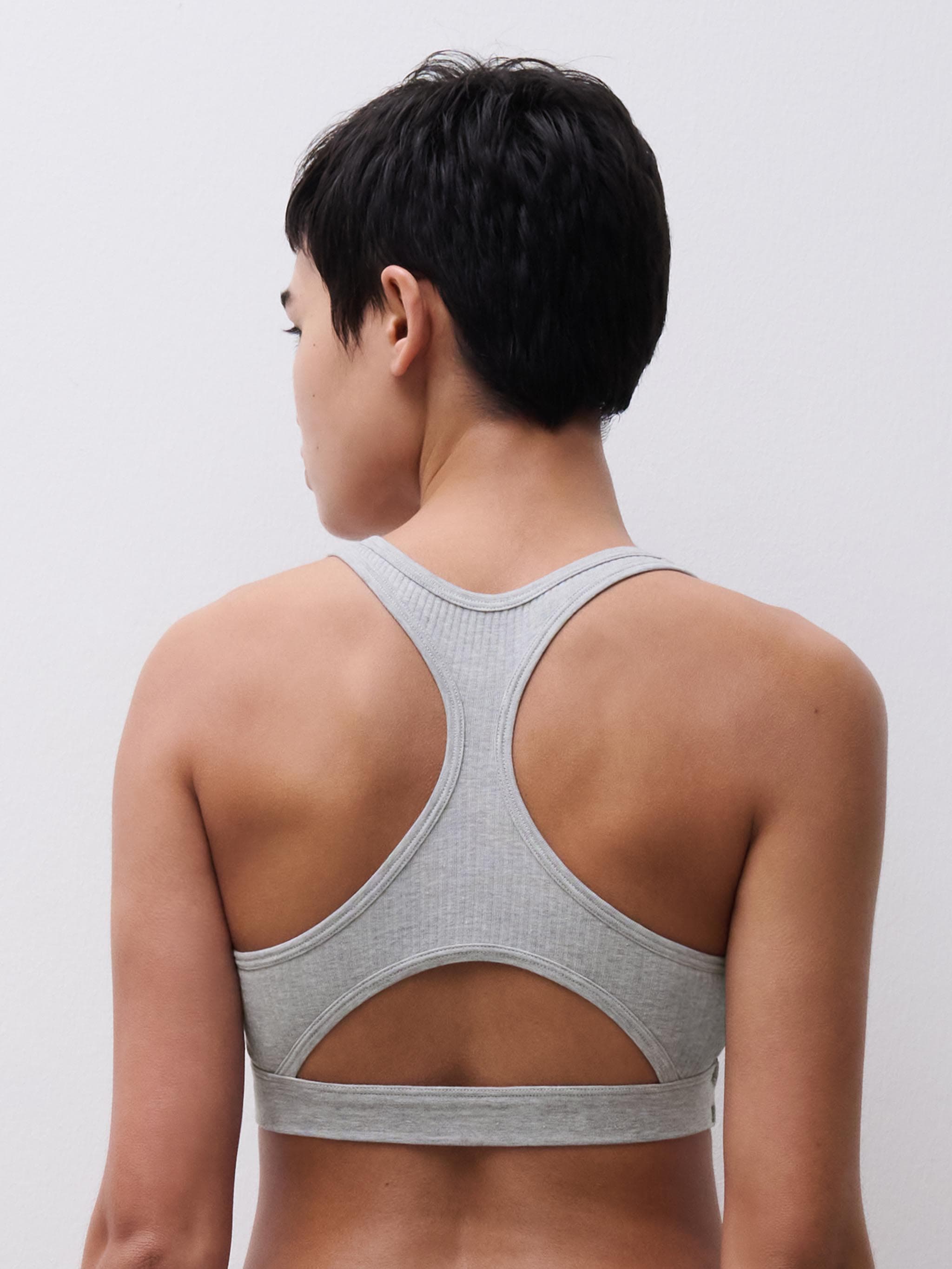 Bralette - Heidegrijs