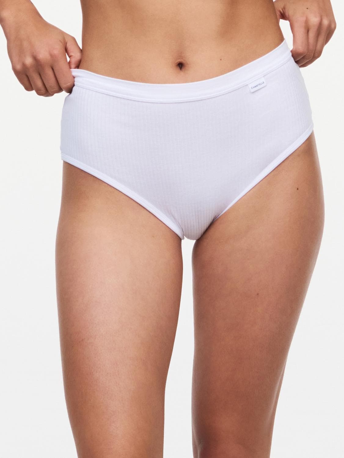 Hogetailleslip - Wit