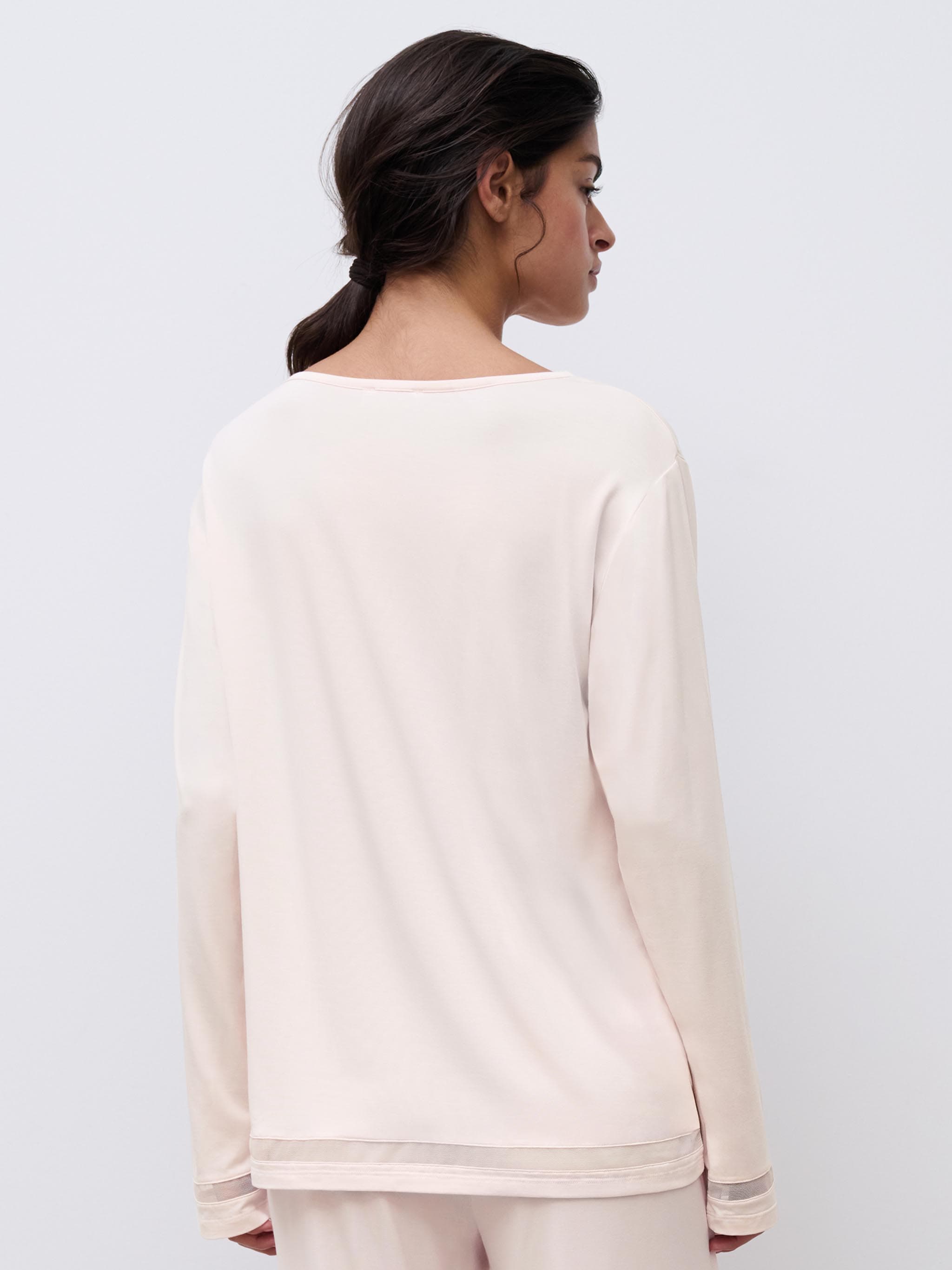 T-shirt met lange mouwen - Pearl Pink