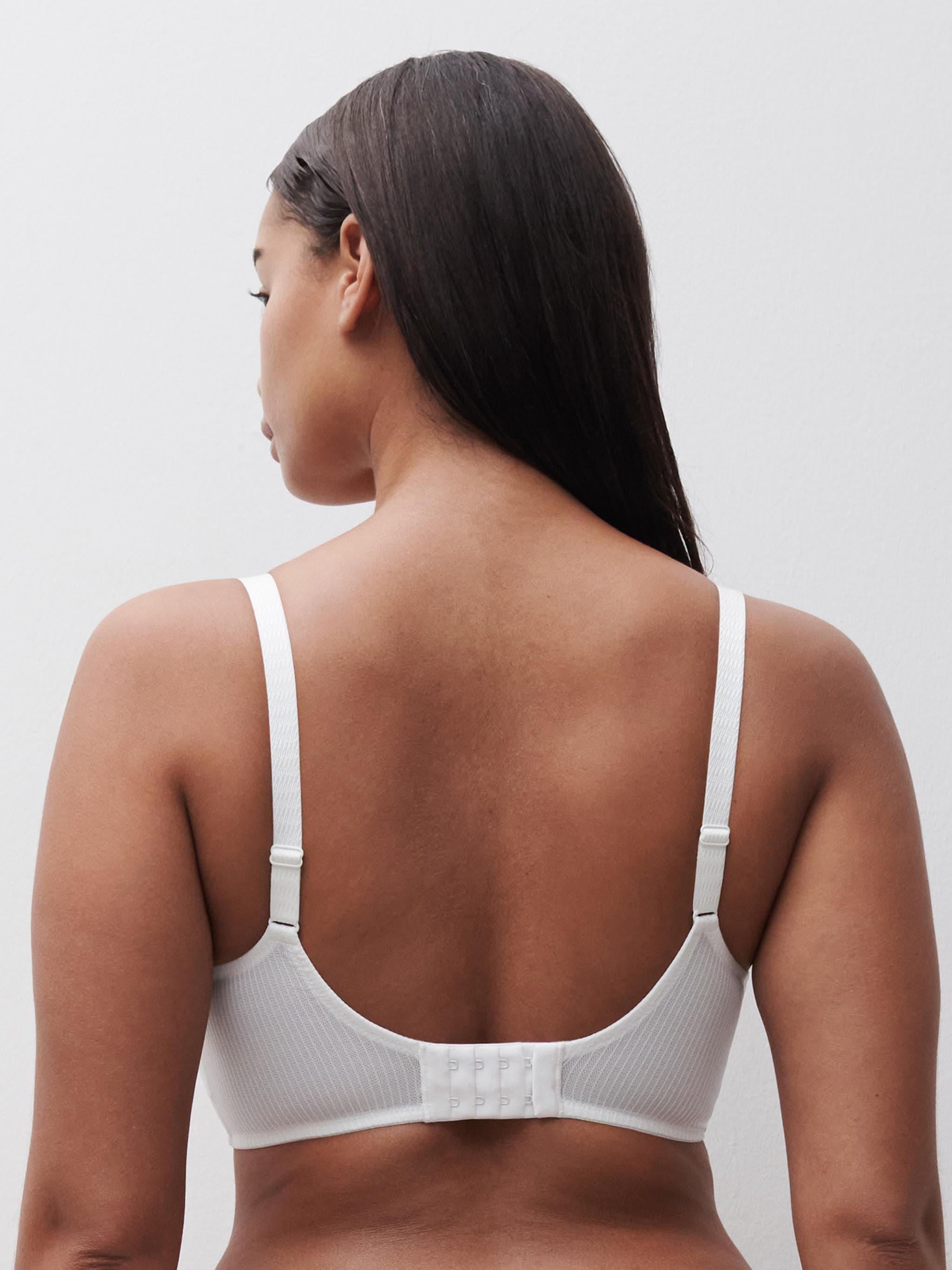 Steungevende T-shirt beha zonder beugels - Milk