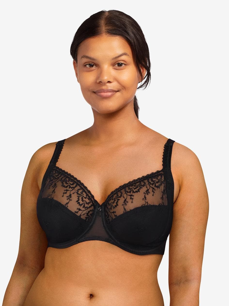 Bedekkende beugelbh - Black