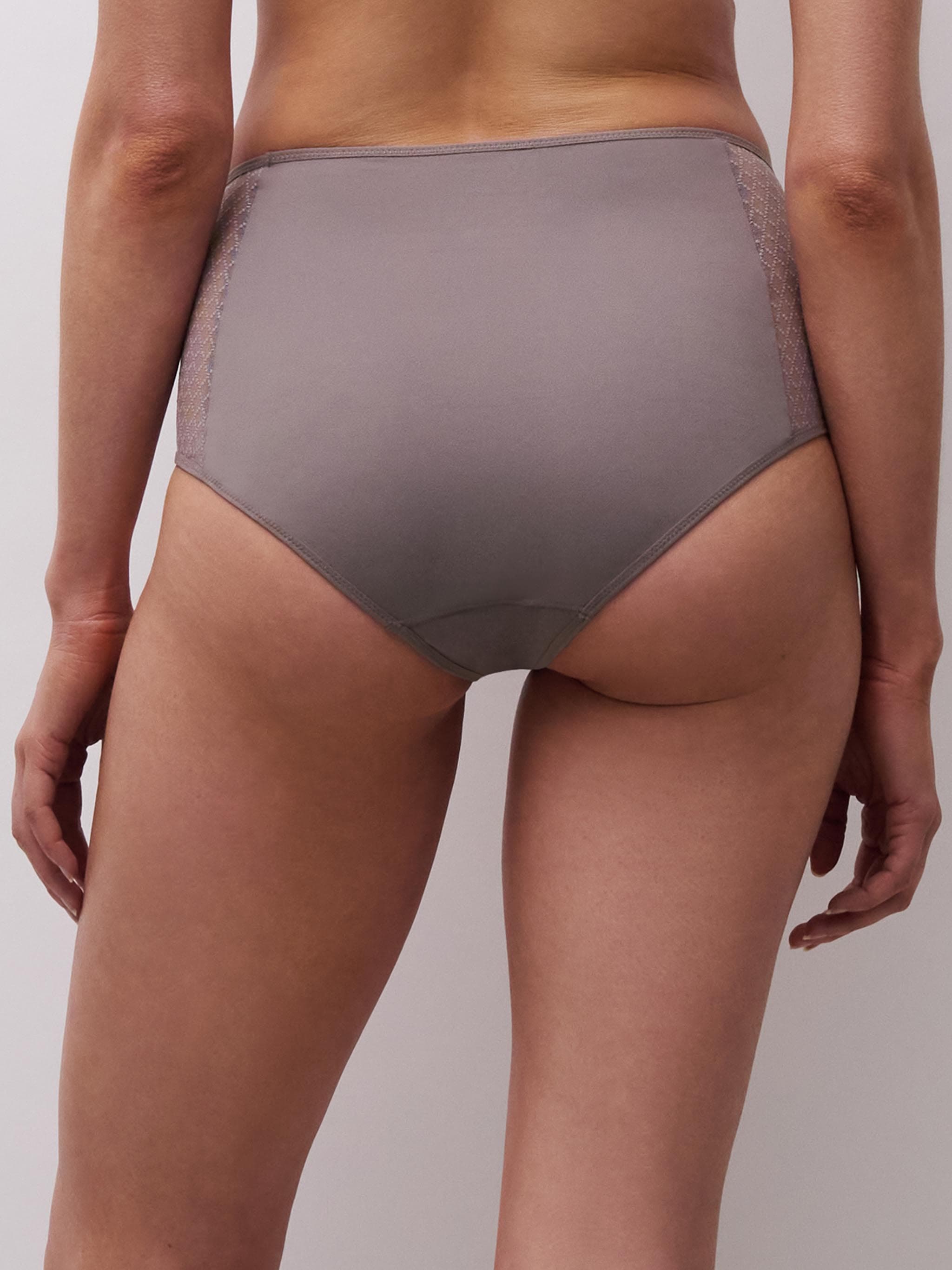 Hogetailleslip - Taupe