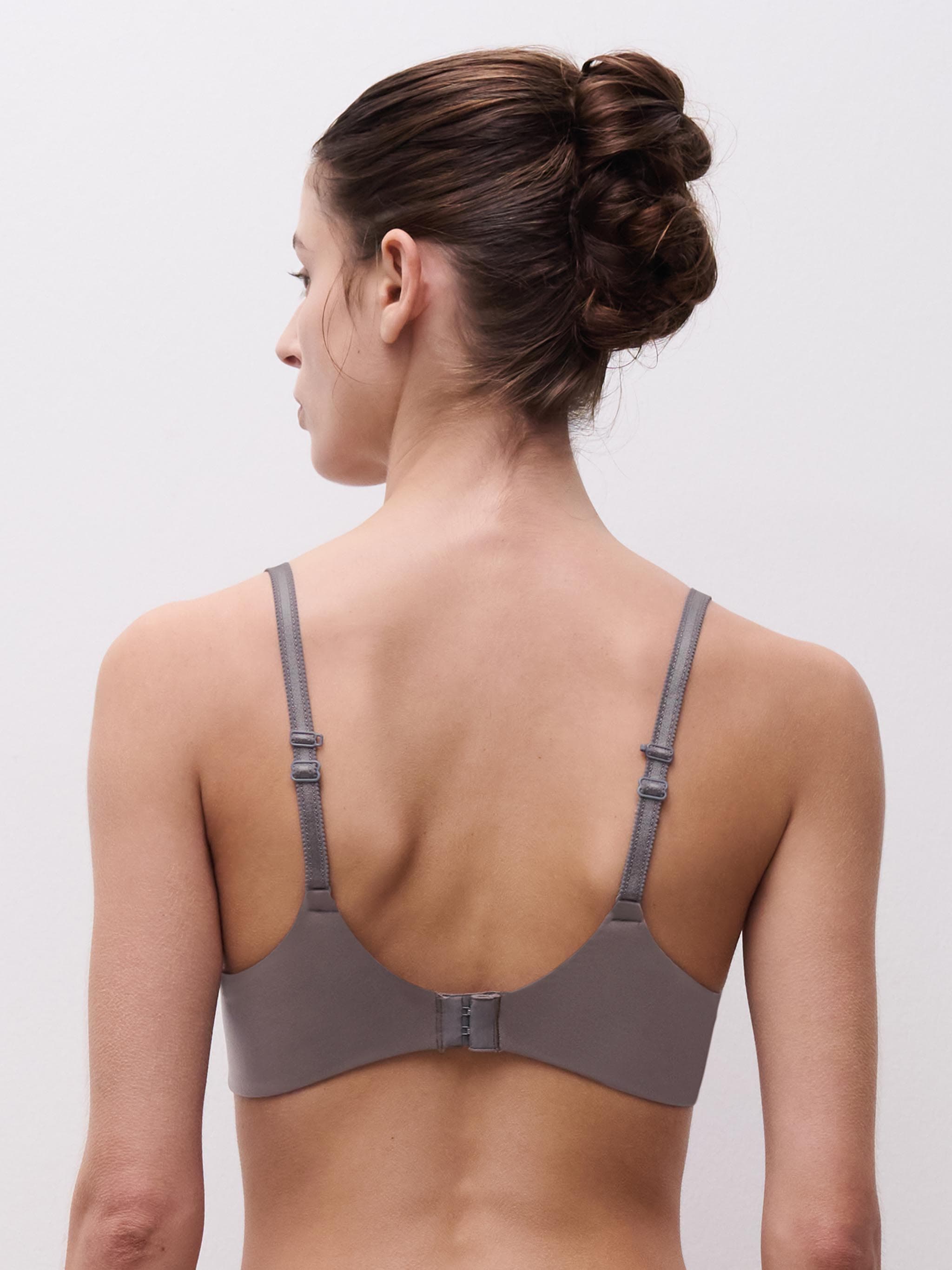 Voorgevormde plunge bh - Taupe