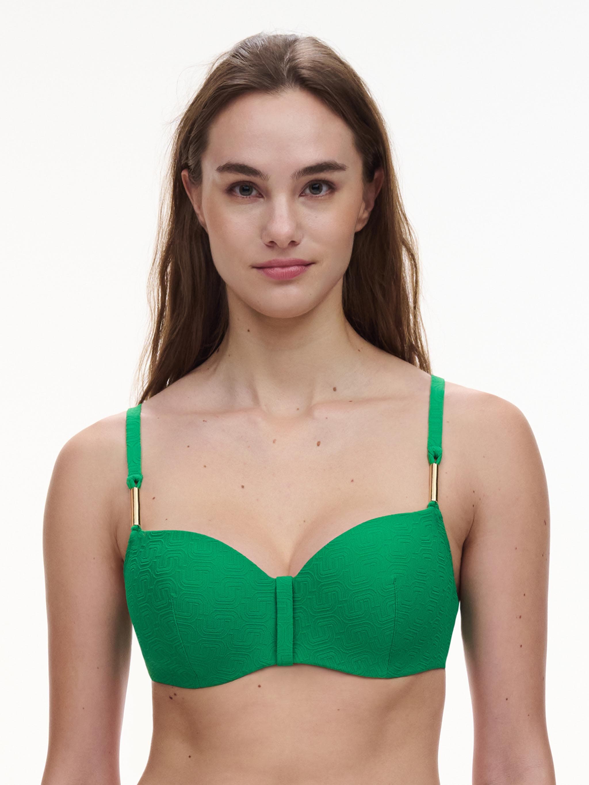 Balconette memory bh - Emerald groen