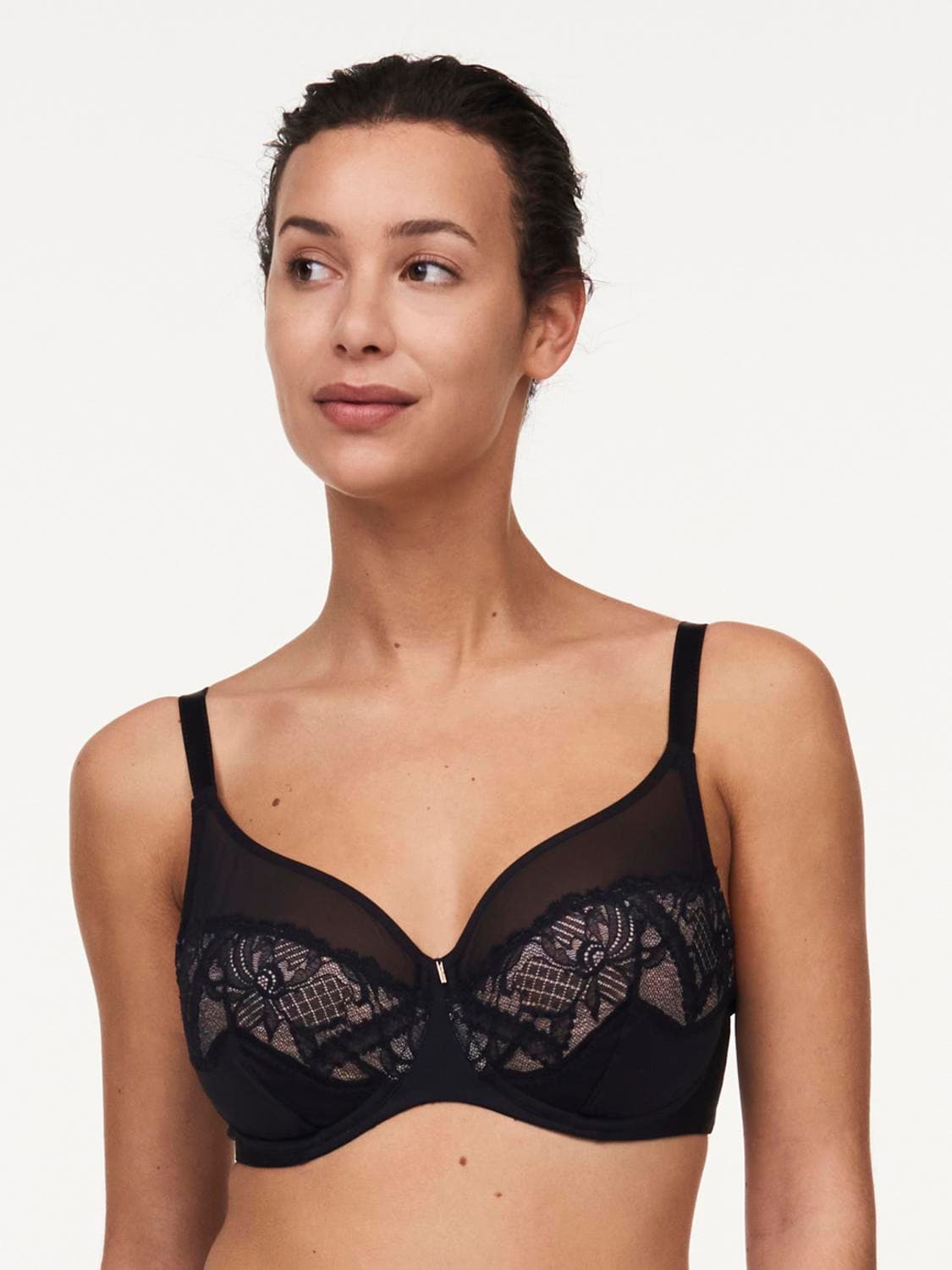 Bedekkende beugelbh - Black