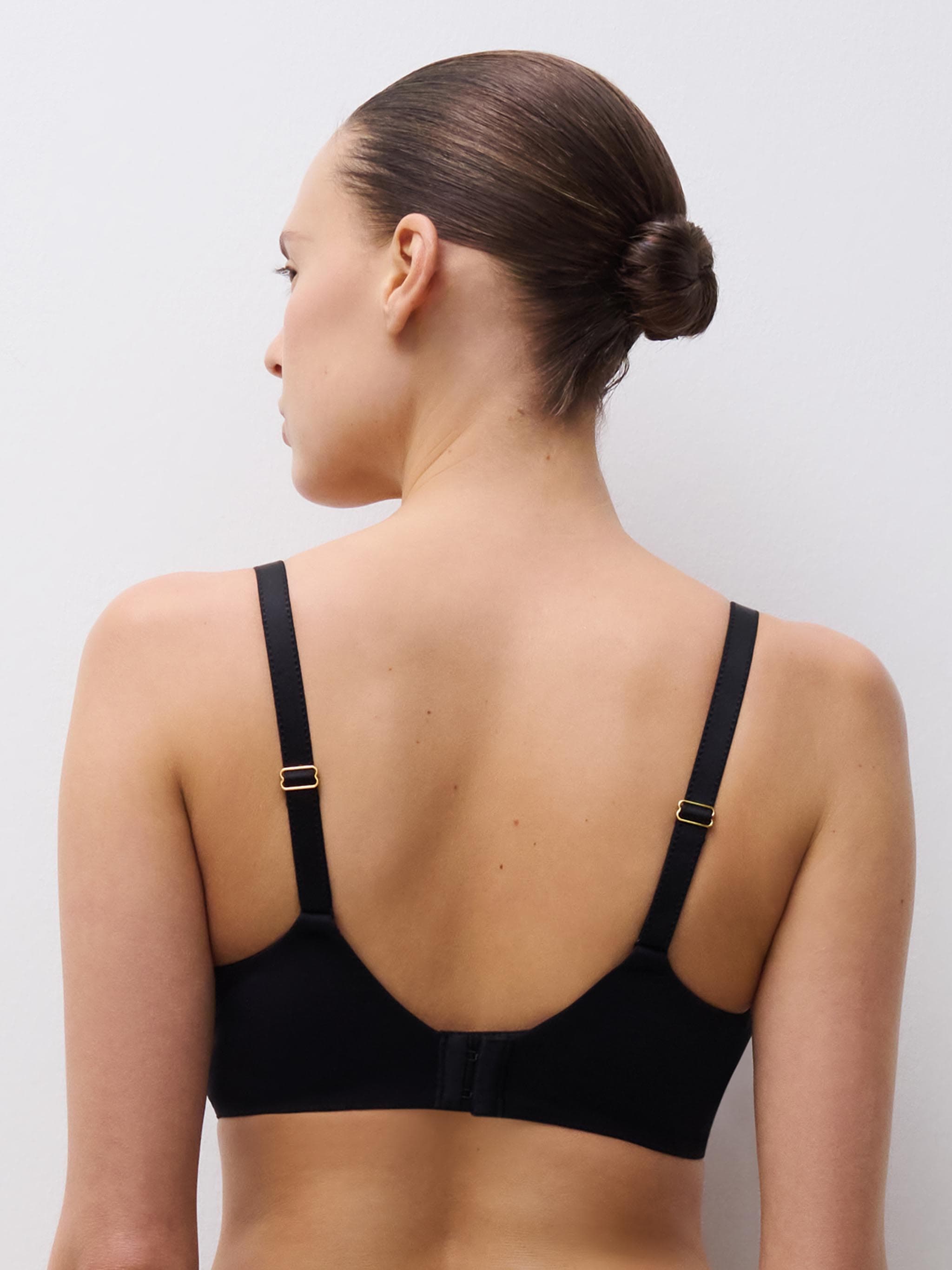 Voorgevormde plunge bh - Black