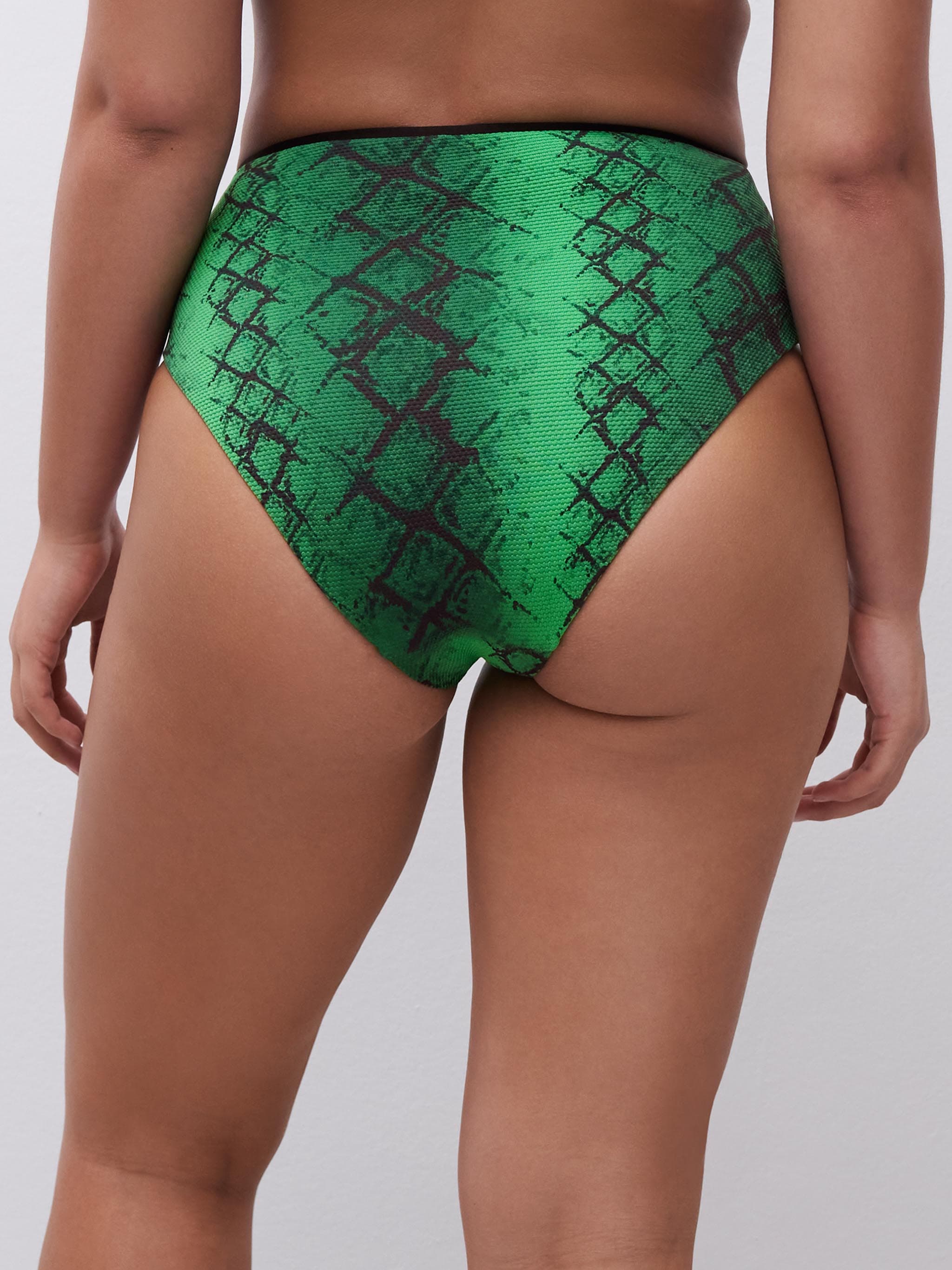 Hogetailleslip - Python groen