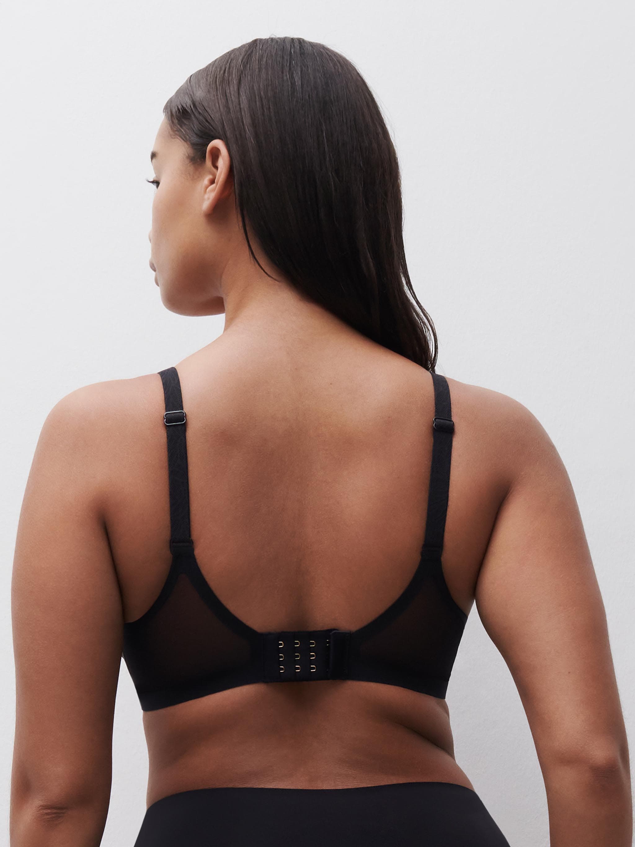 Bedekkende spacer bh - Black