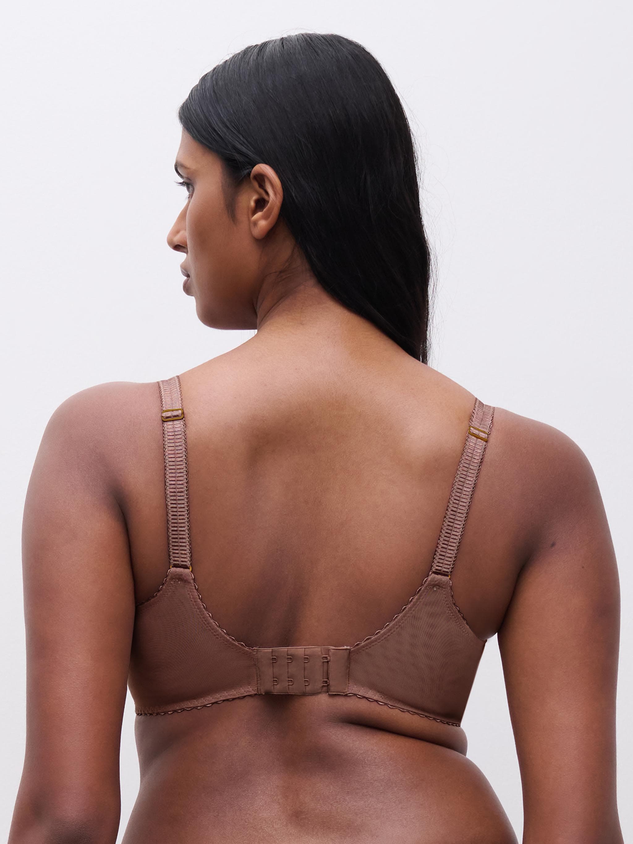 Voorgevormde plunge bh - Cannelle Lurex