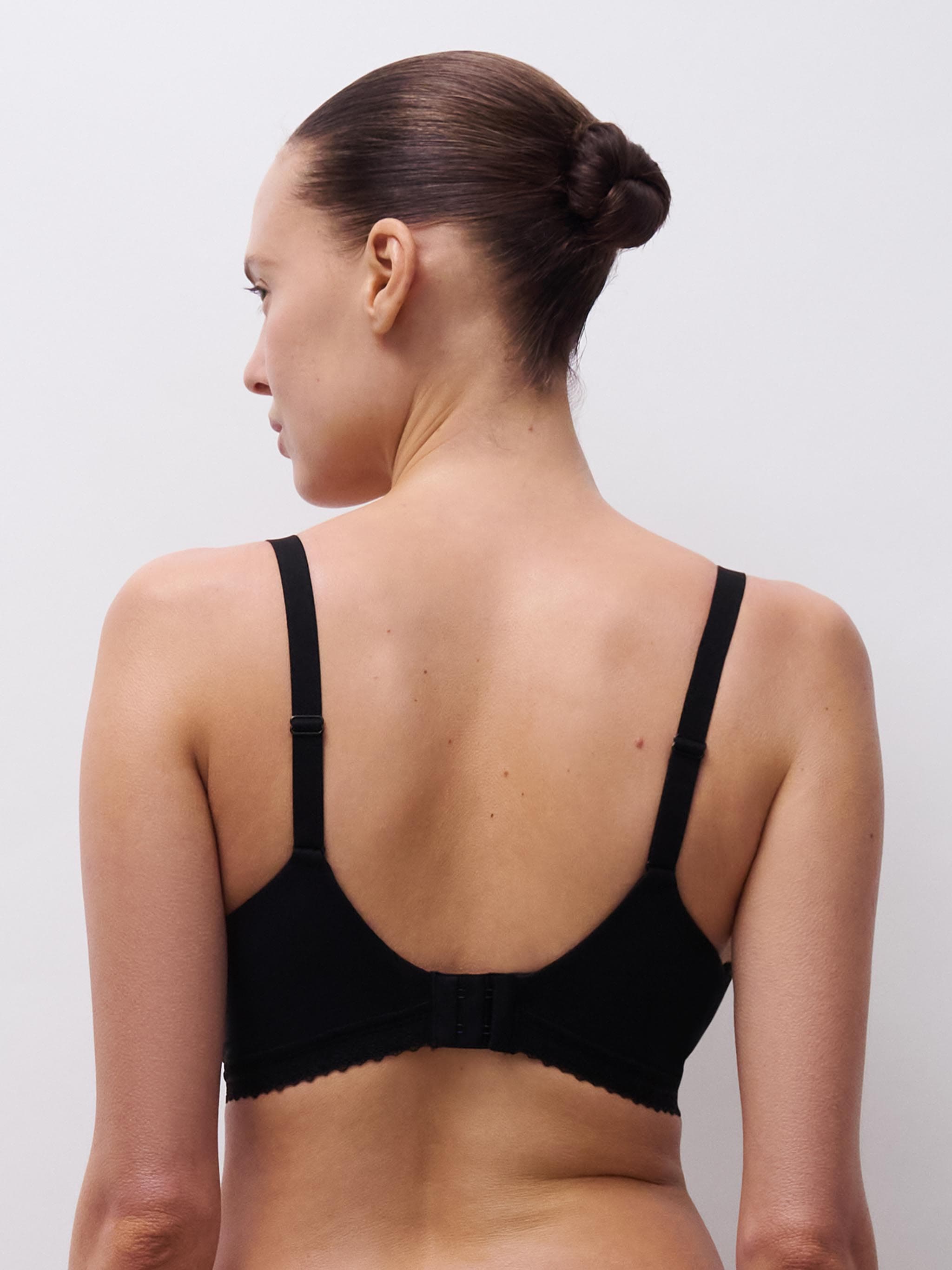 Voorgevormde plunge bh - Black