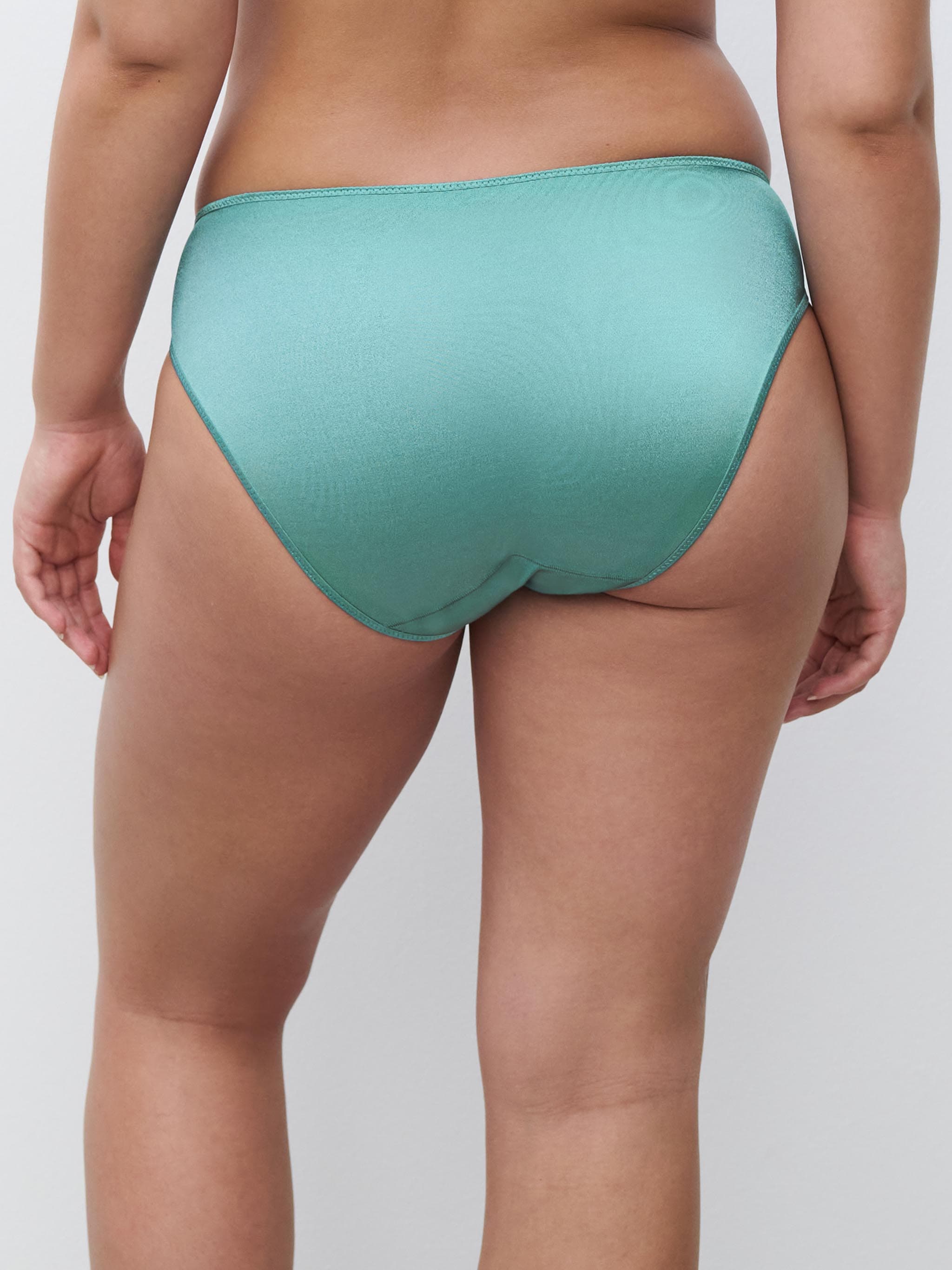 Slip - Lurex peacock