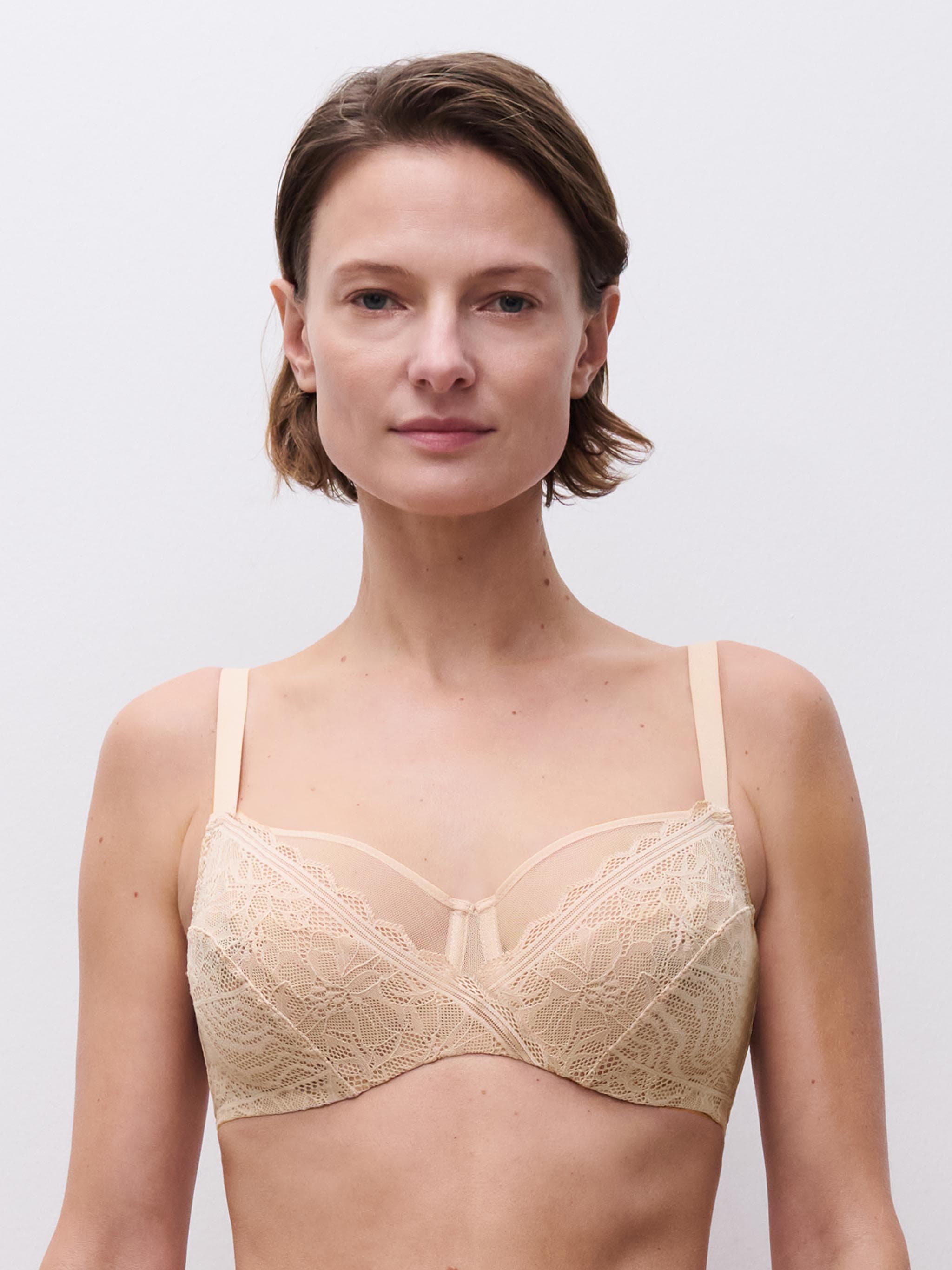 Bedekkende beugelbh - Golden beige
