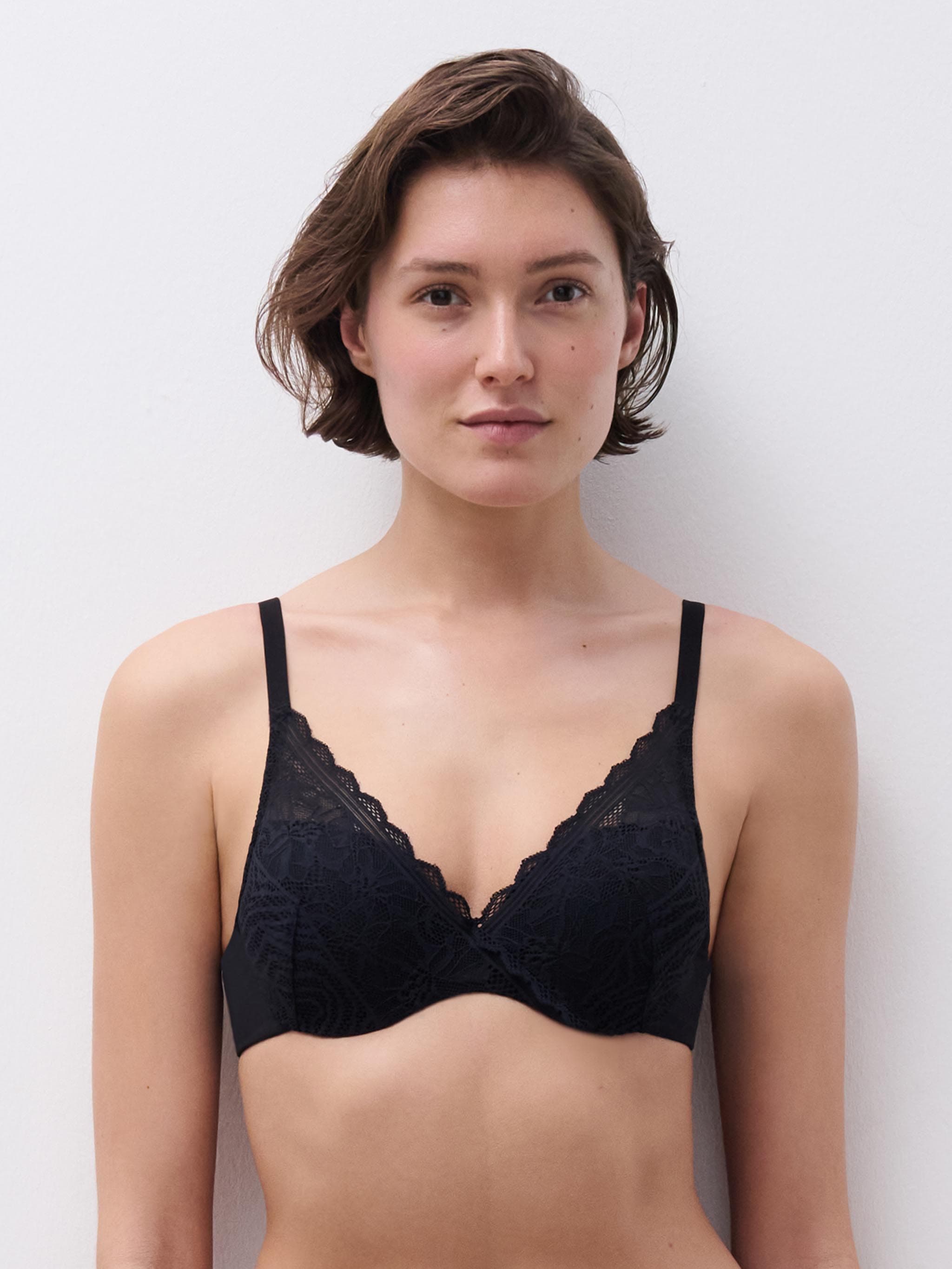 Bedekkende memory bh - Black