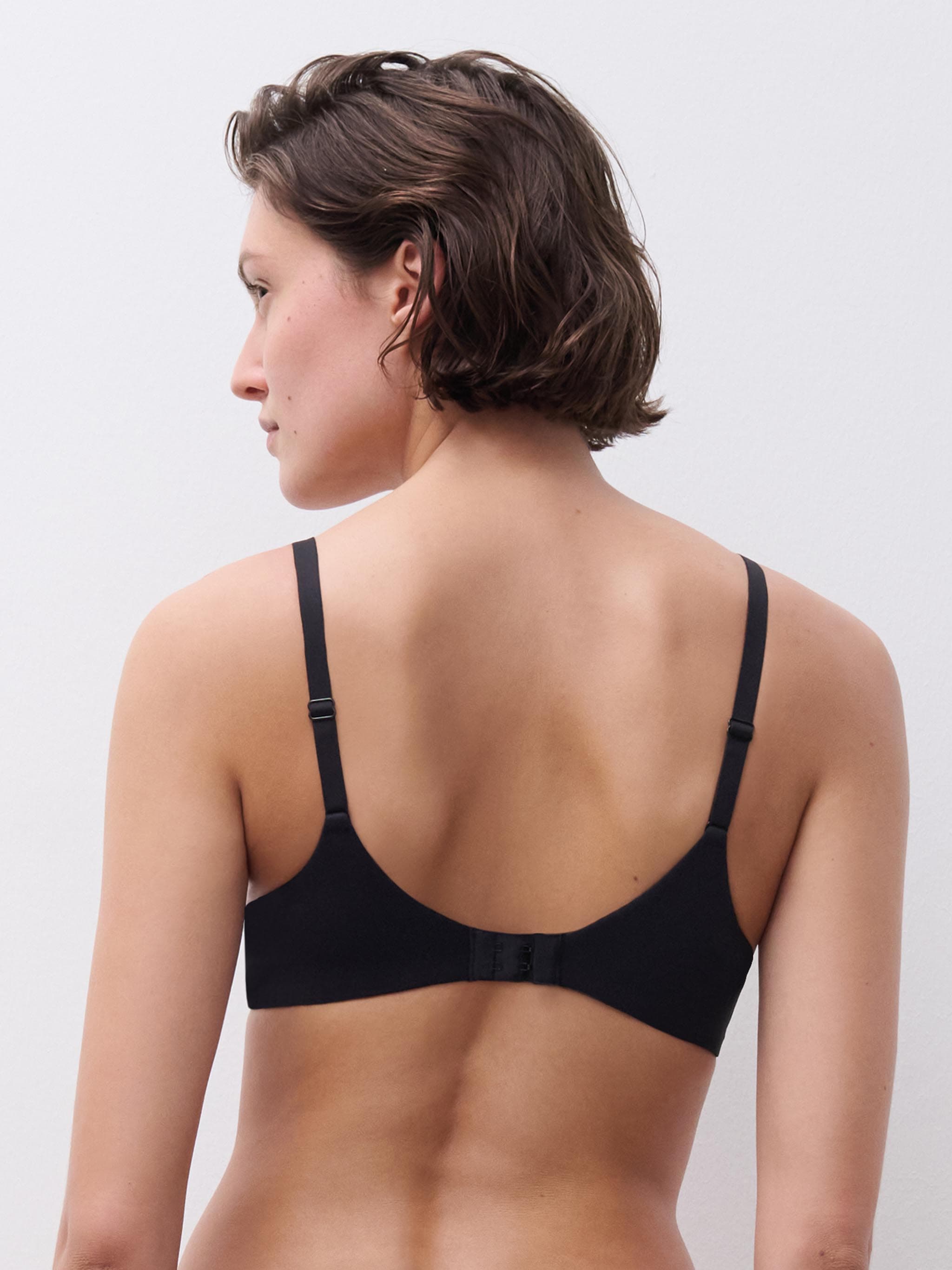 Bedekkende memory bh - Black