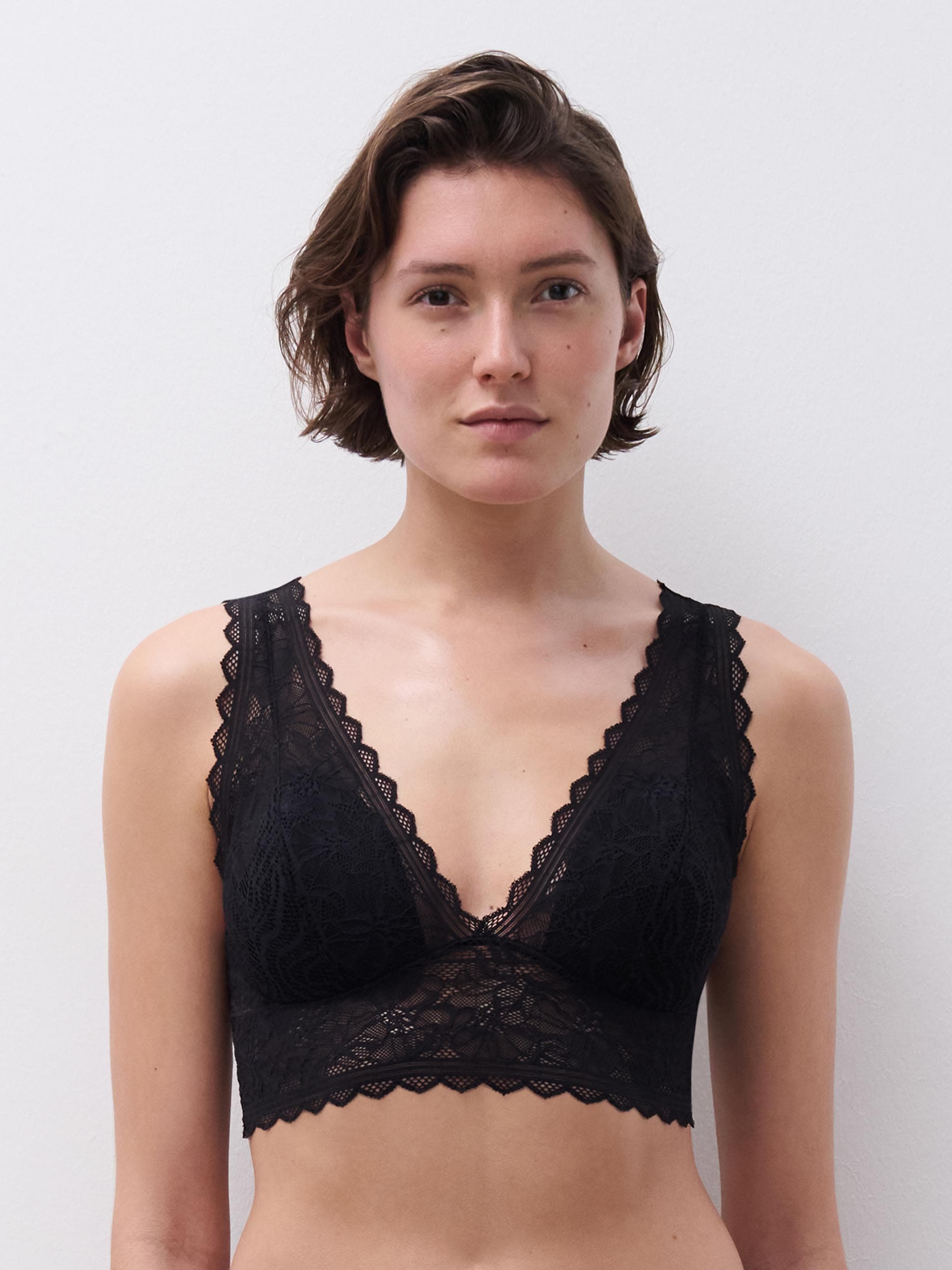 Voorgevormde bh zonder beugel - Black