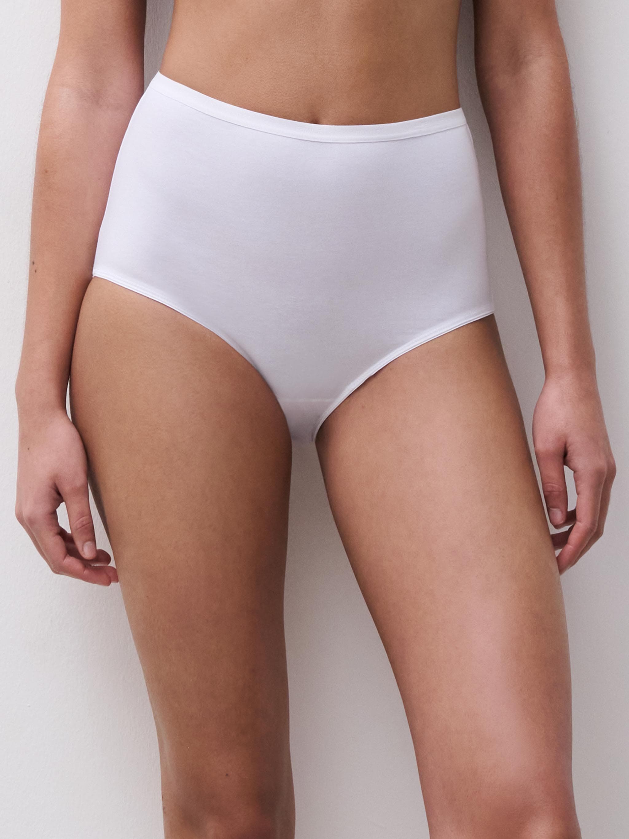 Hogetailleslip - Wit