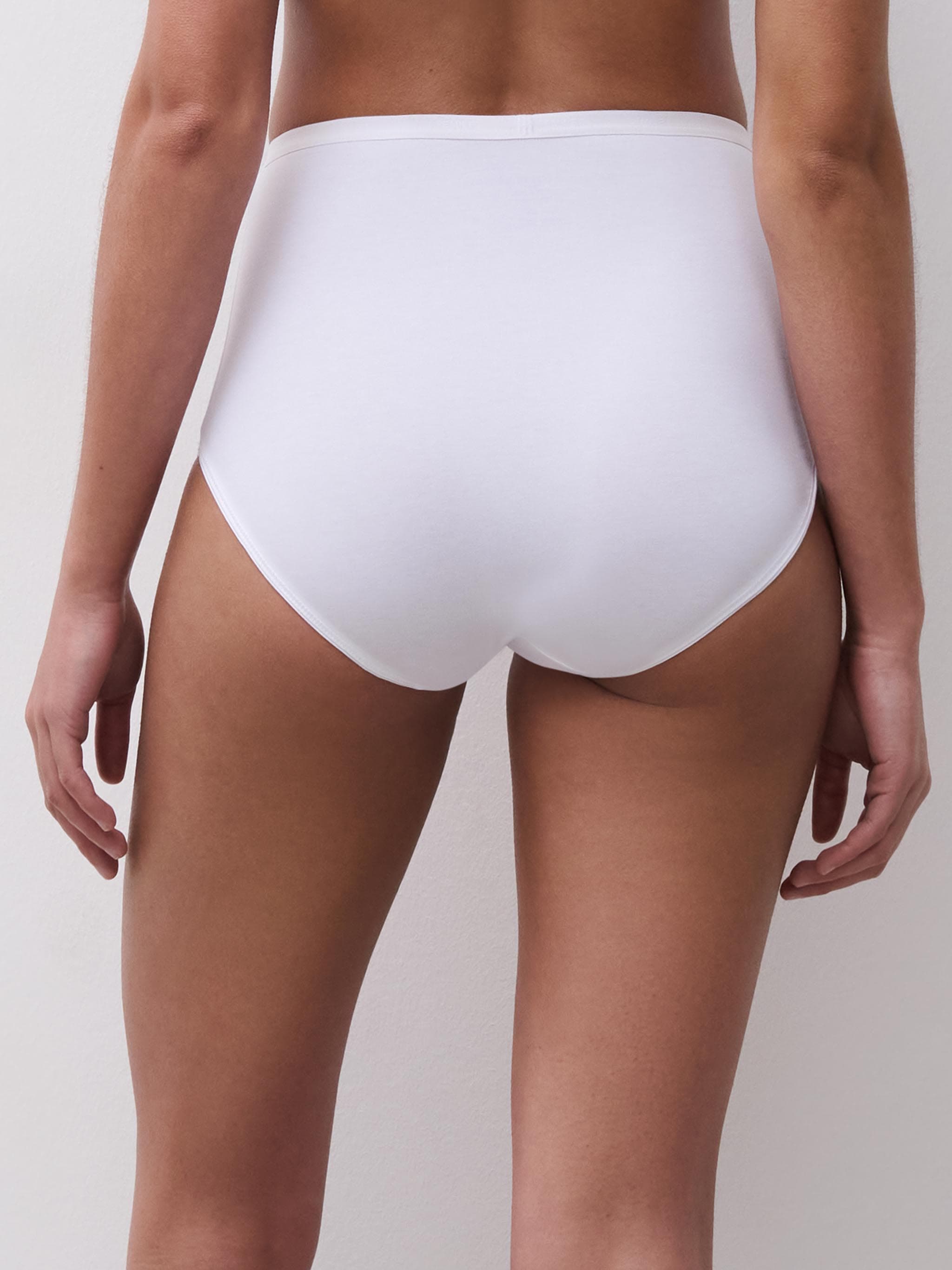 Hogetailleslip - Wit