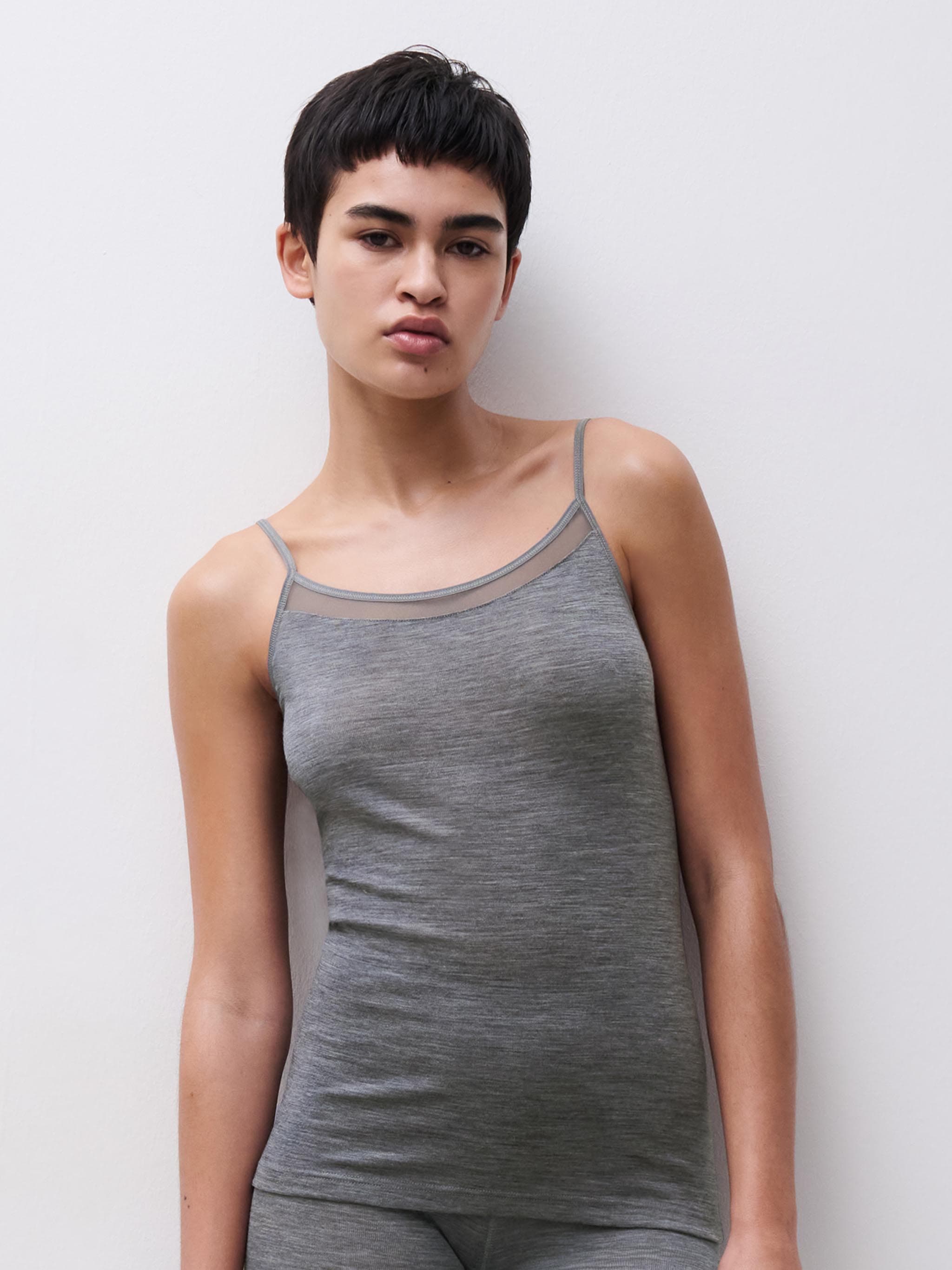 Camisole - Heidegrijs