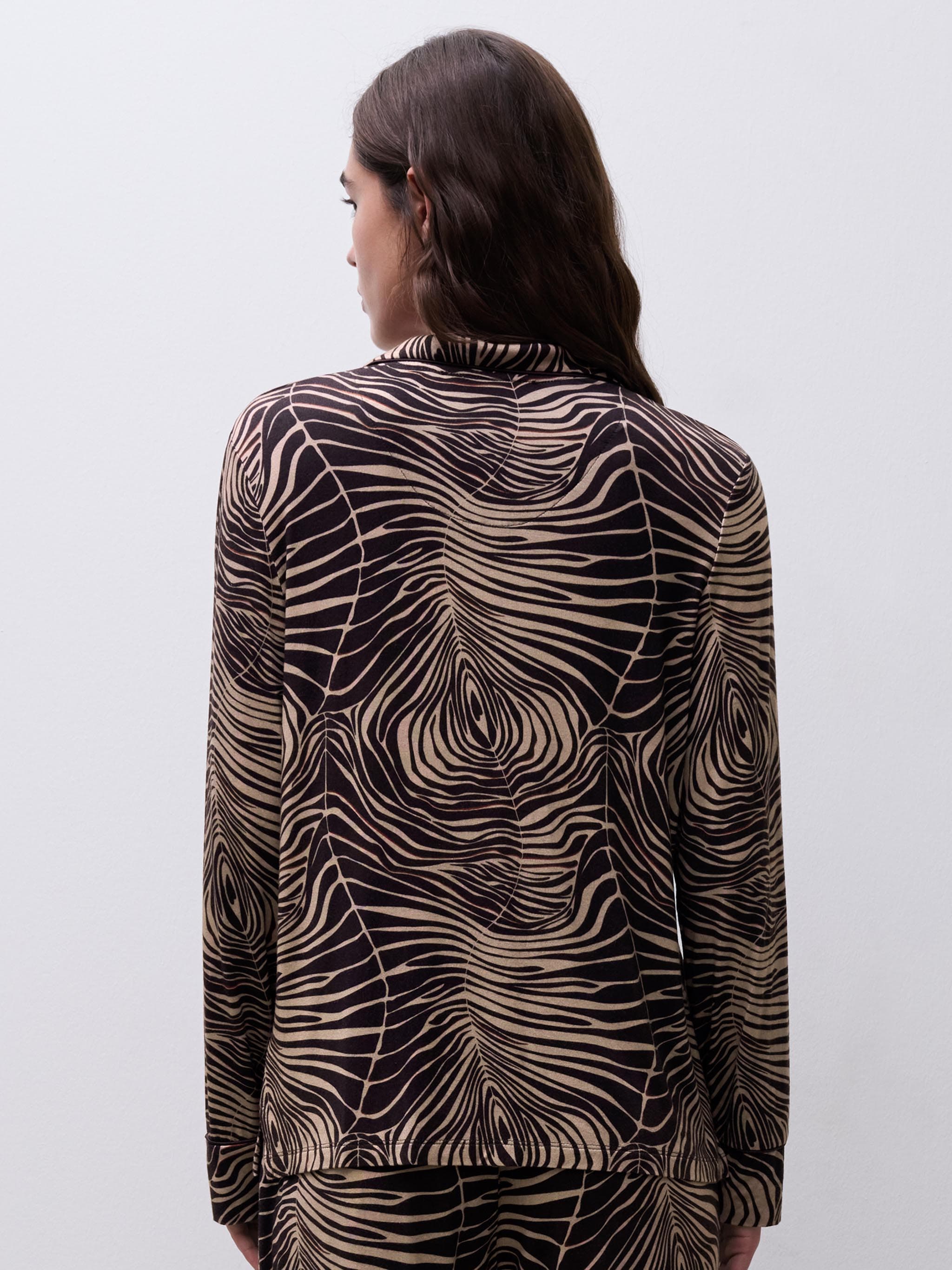 Hemd met lange mouwen - Zebra Print