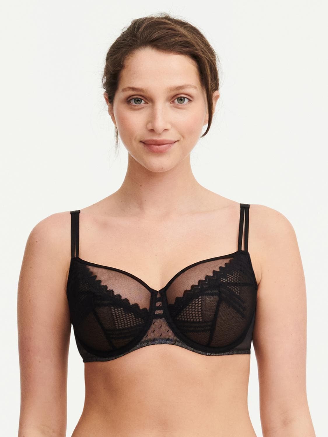 Bedekkende beugelbh - Black