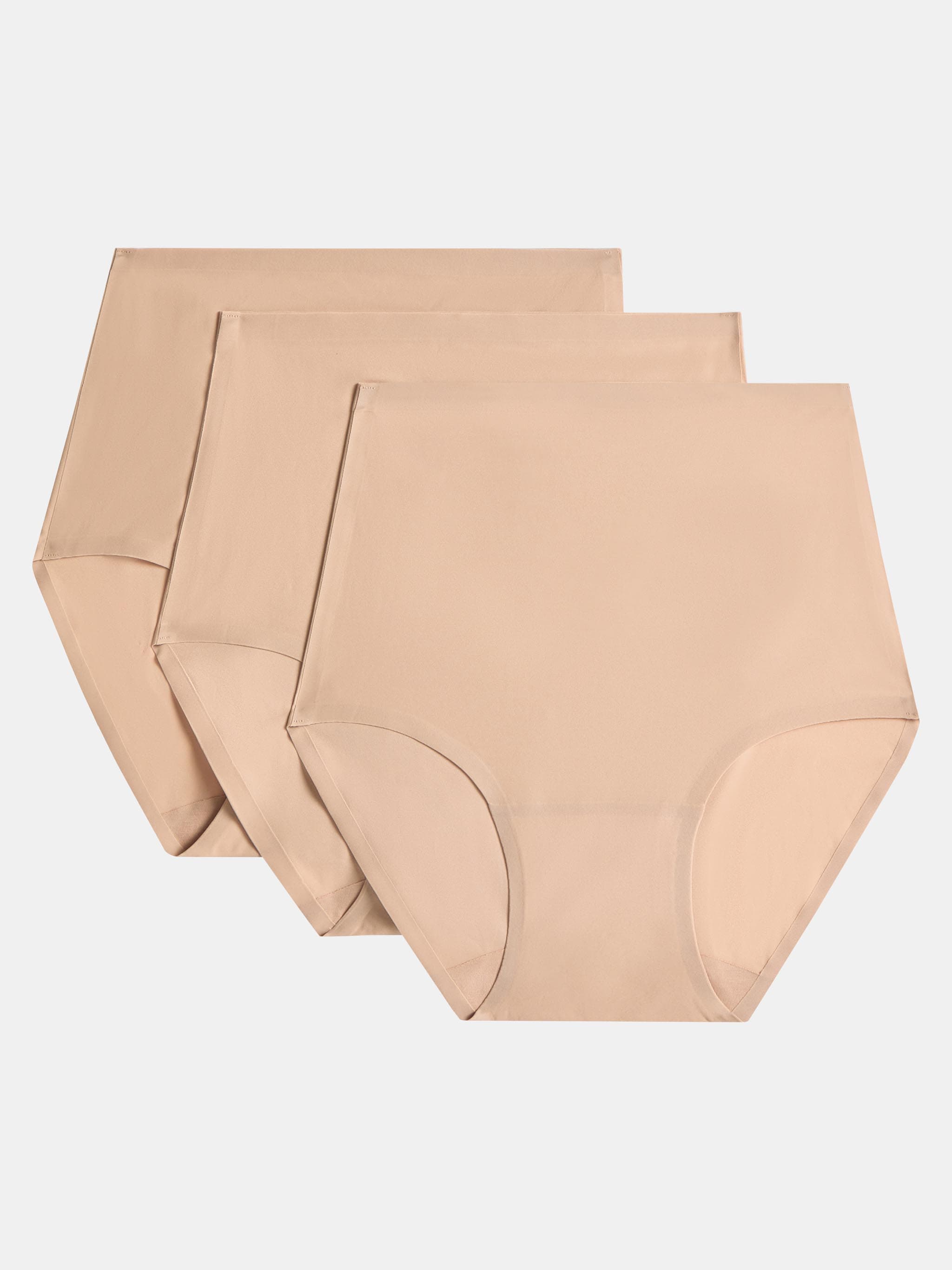 Hogetailleslip (3-pack) - Nude